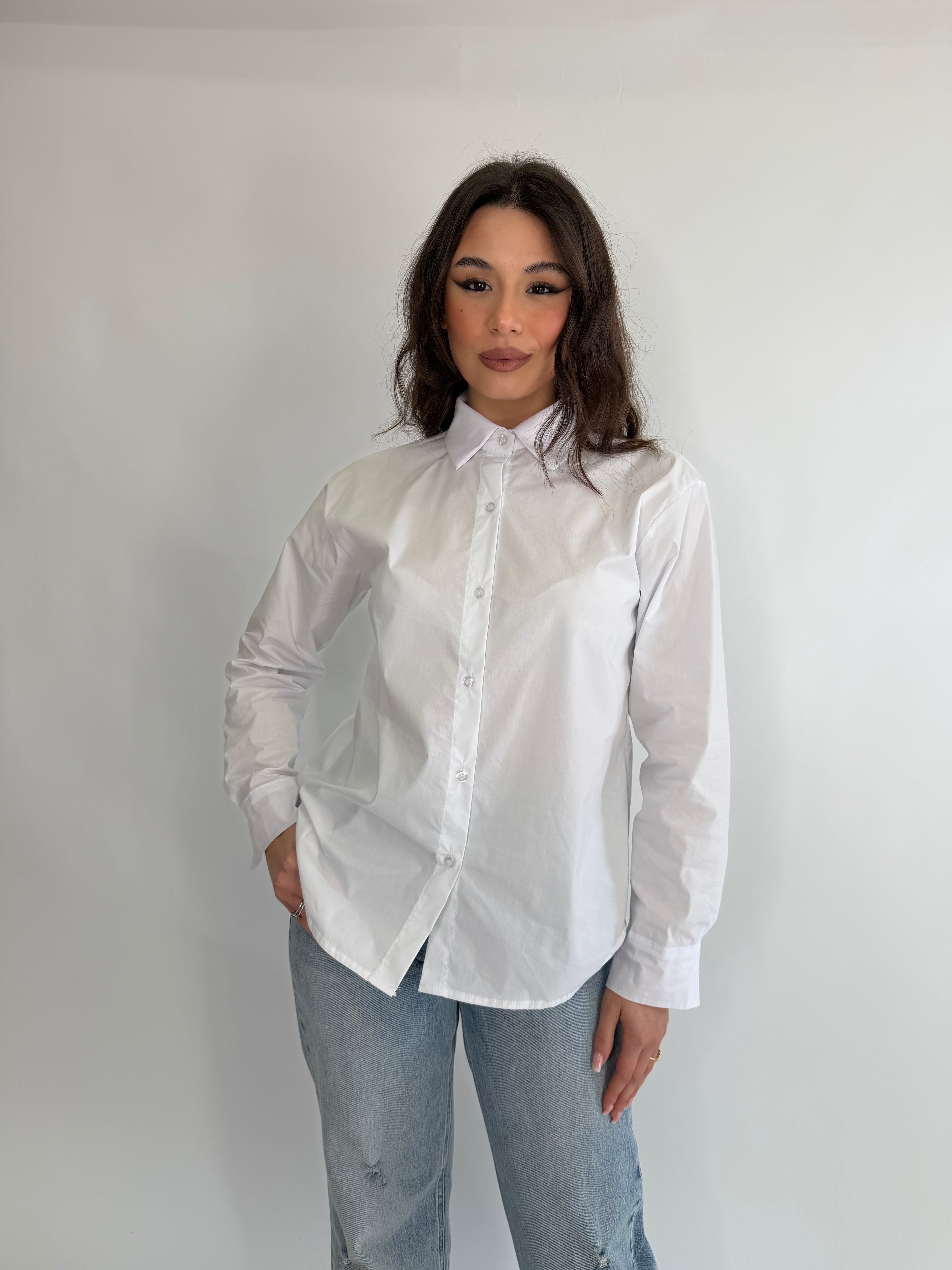 Camicia basic bianco