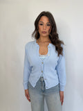 Cardigan celeste