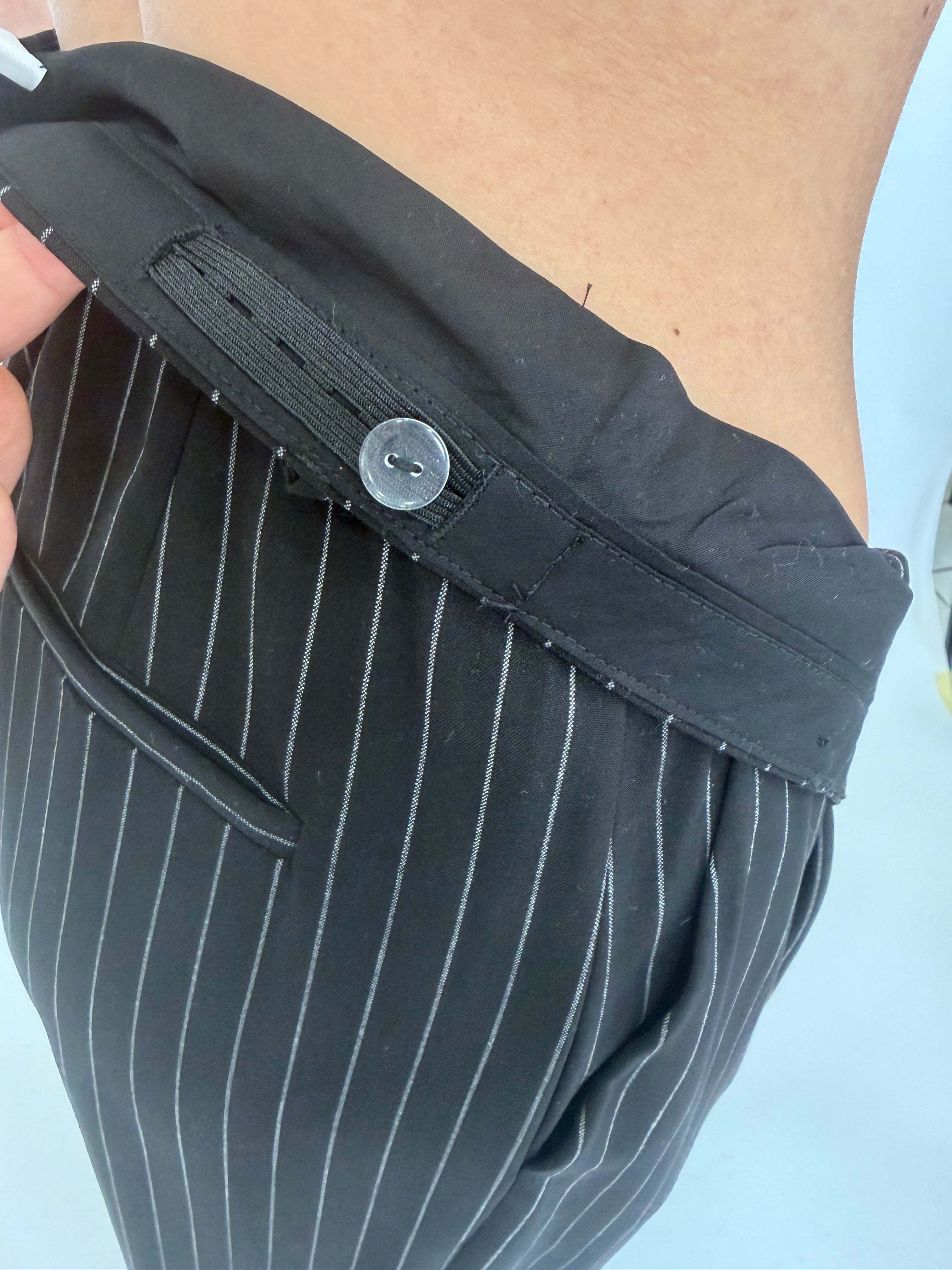 Pantaloni gessati Lumina