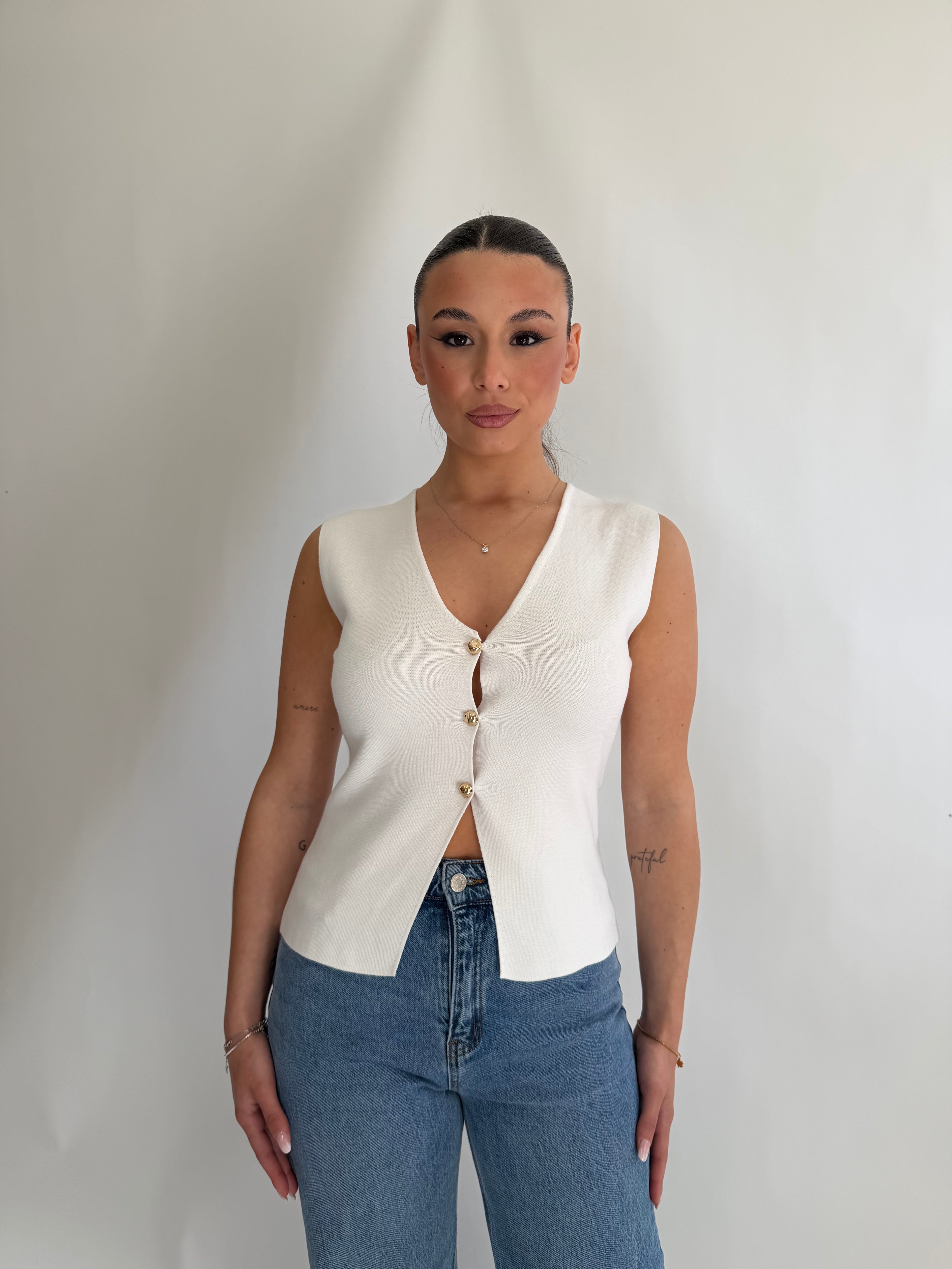 Gilet Giovy bianco