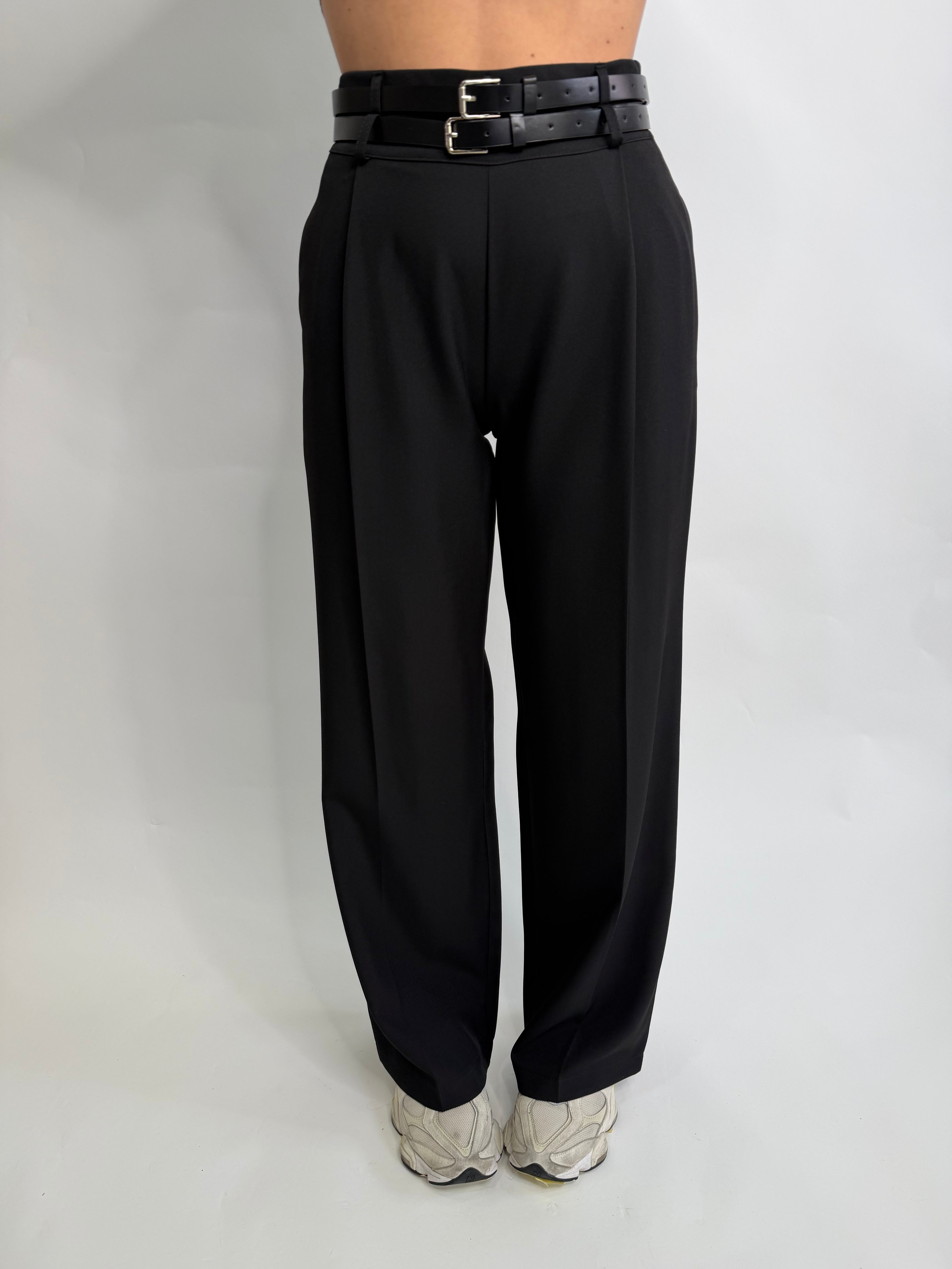 Pantaloni Sandra doppia cintura
