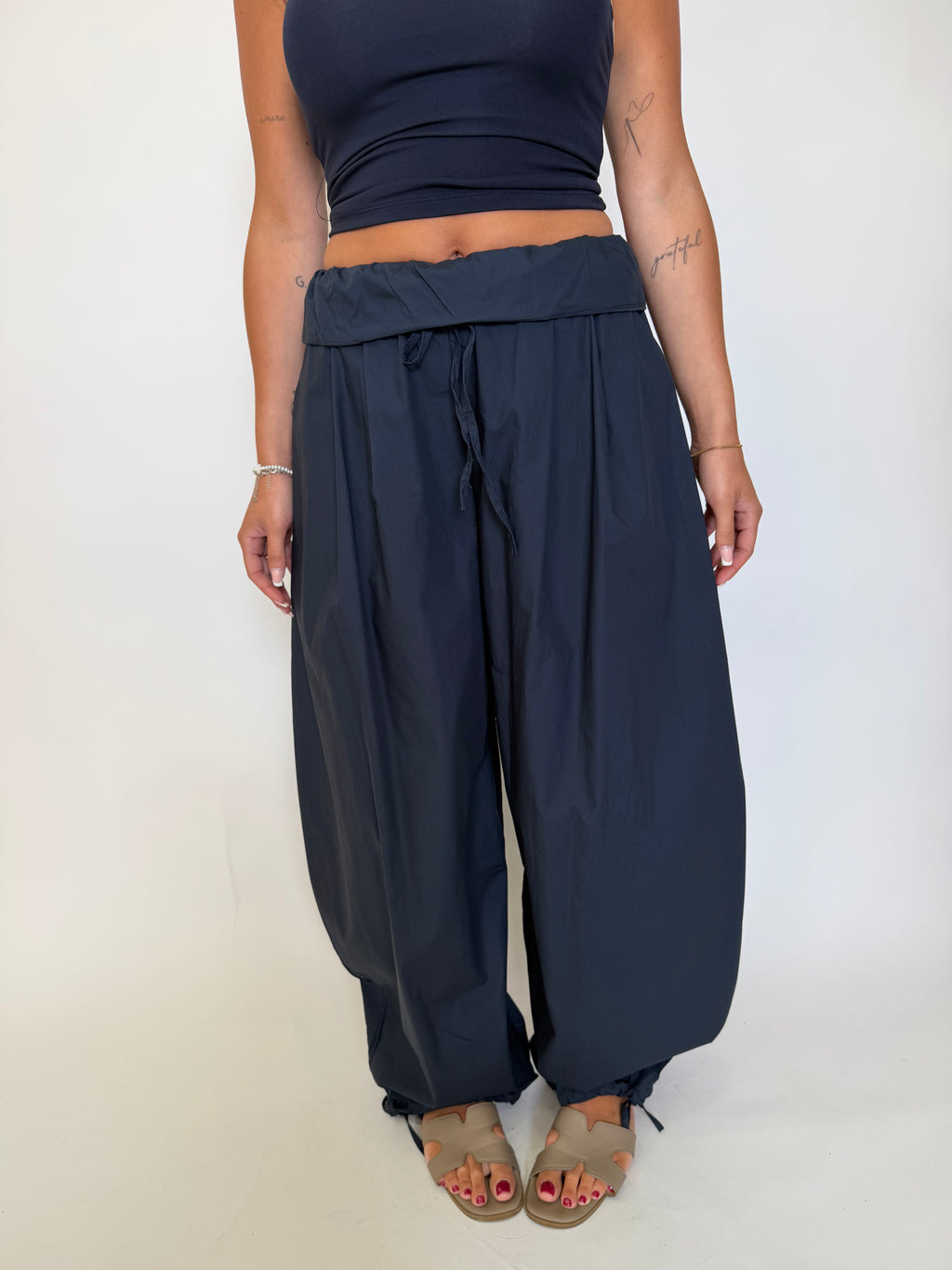 Pantaloni Just west in cotone