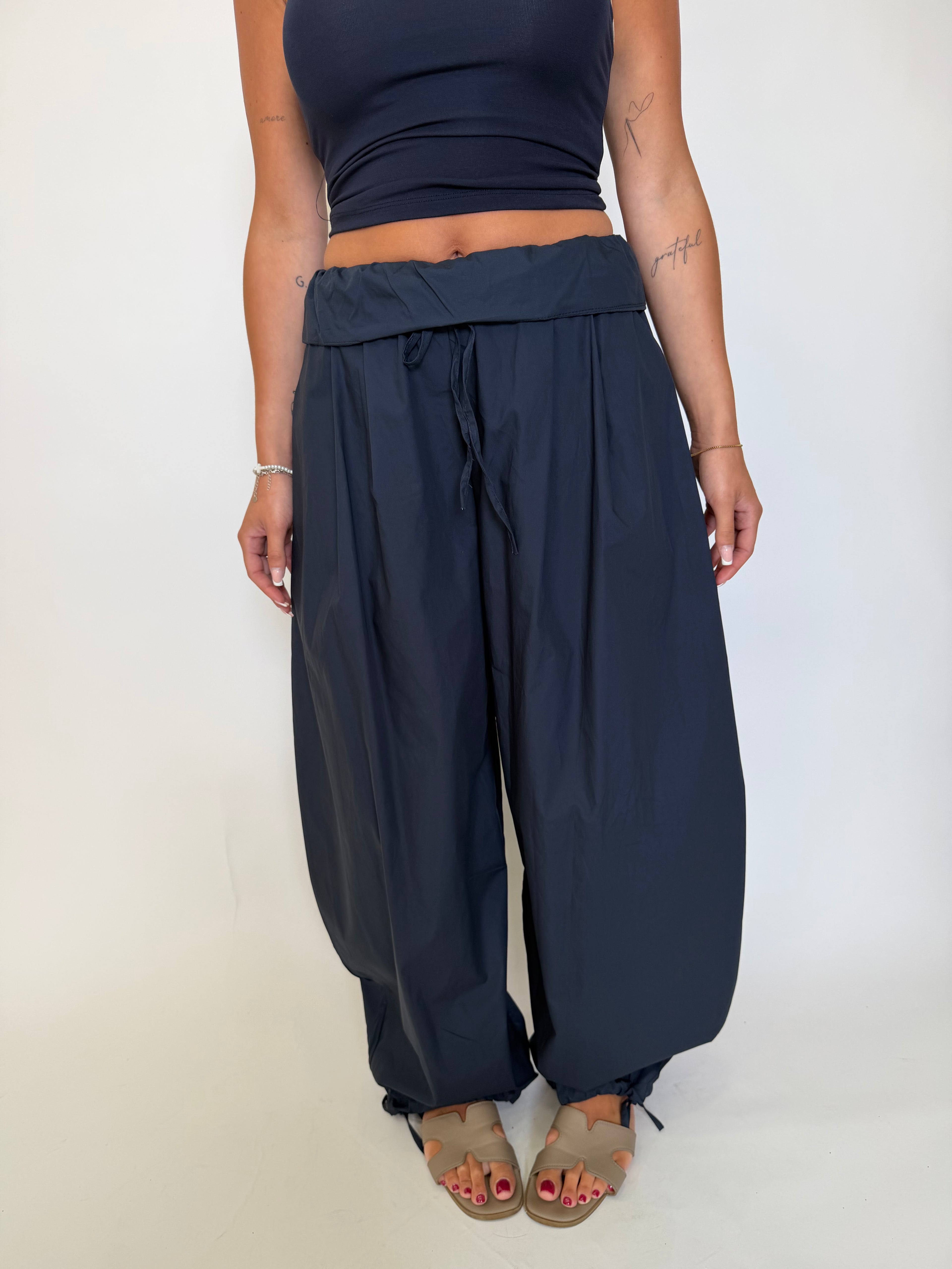 Pantaloni Just west in cotone