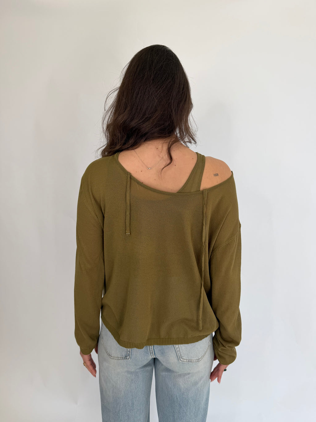 Set canotta e maglia in filo