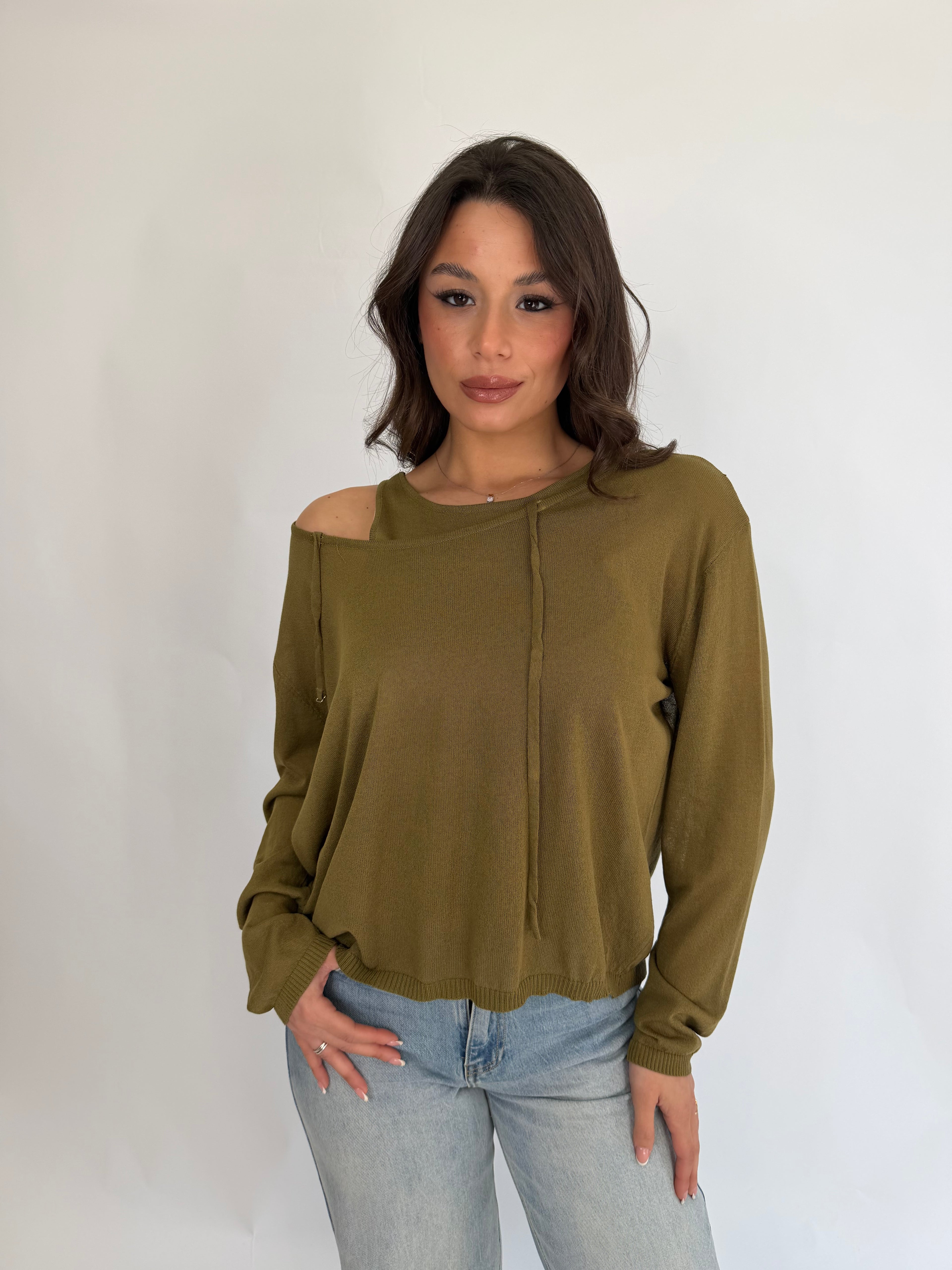 Set canotta e maglia in filo