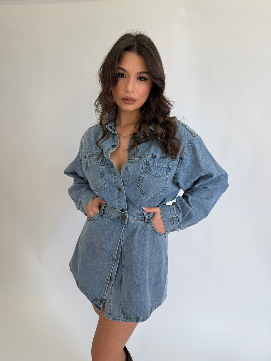 Coordset camicia e gonna 9872-11