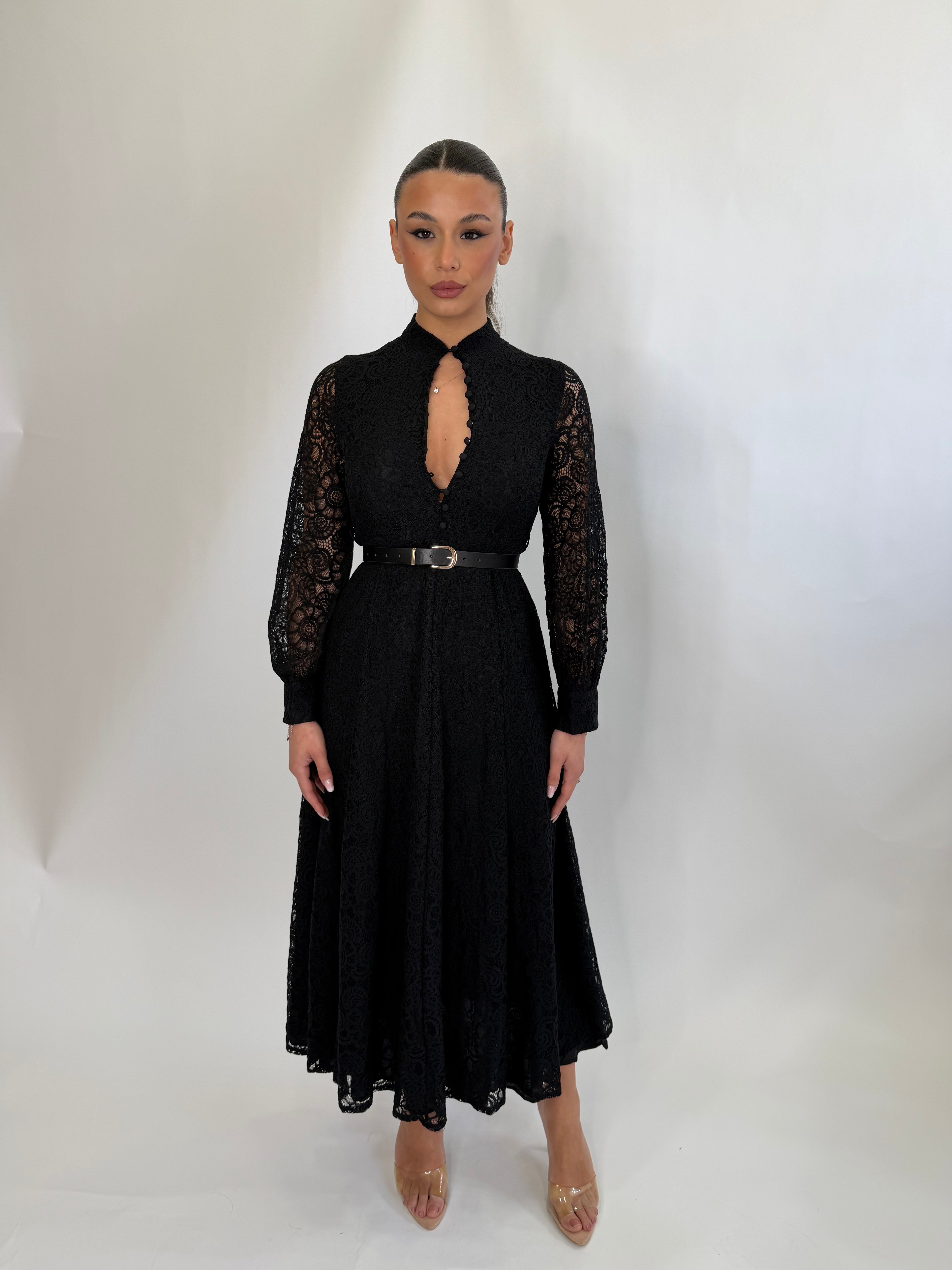 Vestito Eleonora midi pizzo