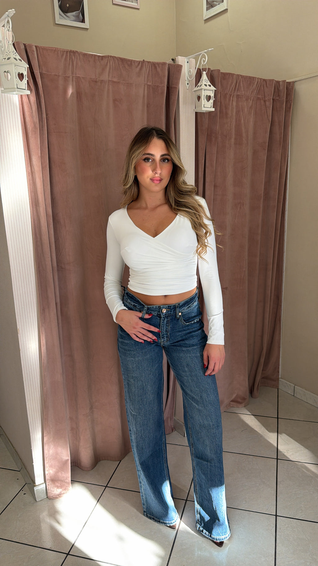 Jeans Berlino wide leg
