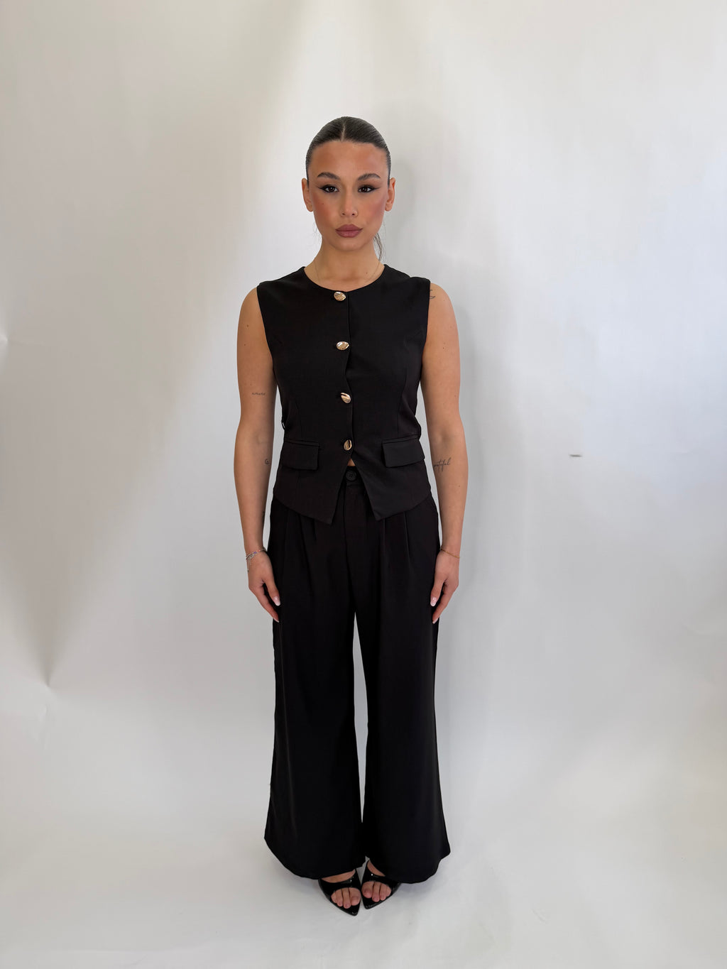 Completo Mindy gilet e pantalone