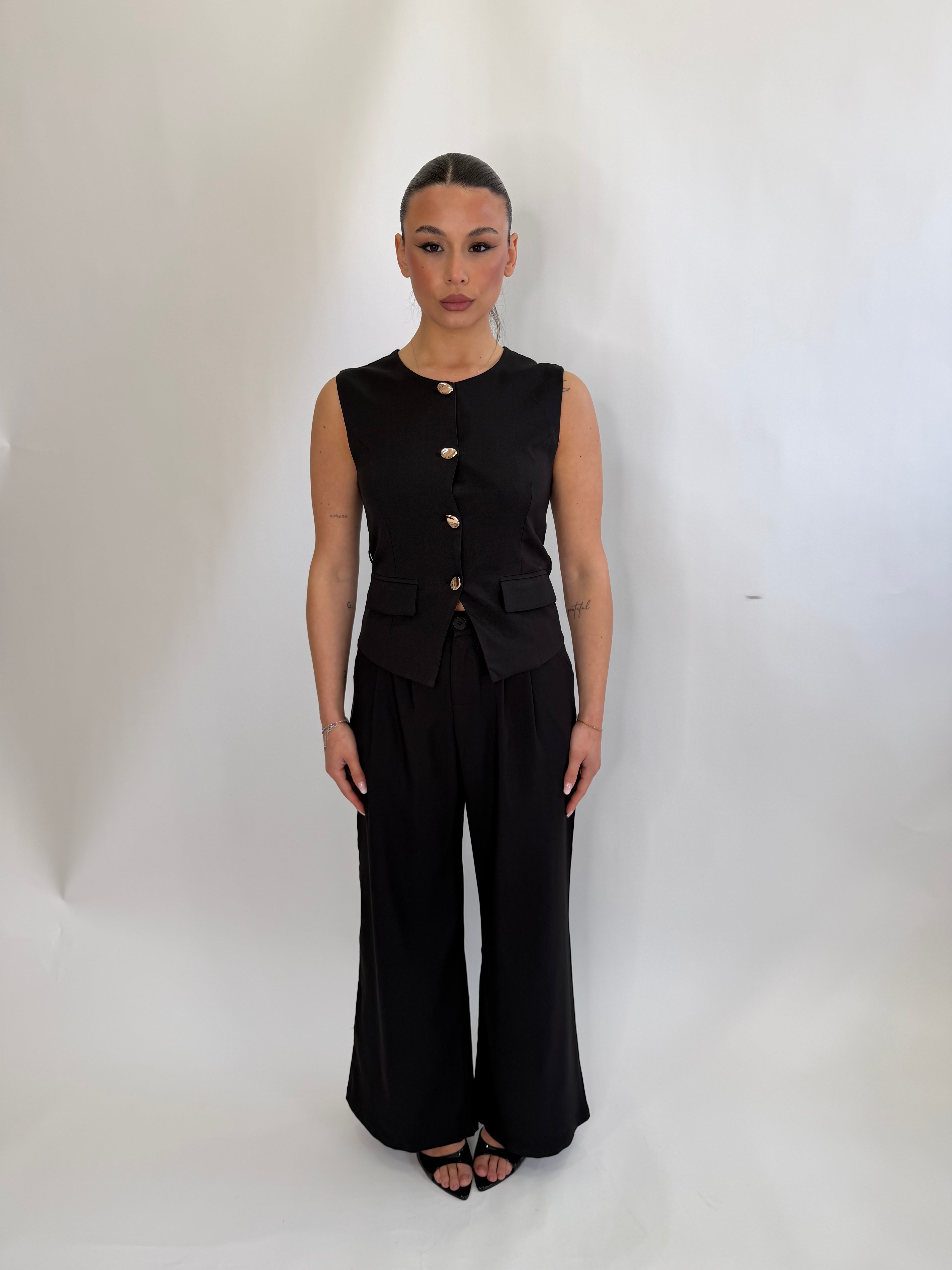 Completo Mindy gilet e pantalone