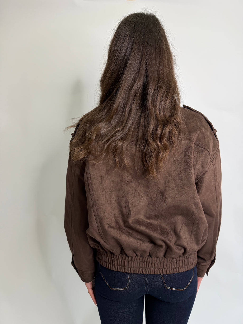 Bomber Leila marrone