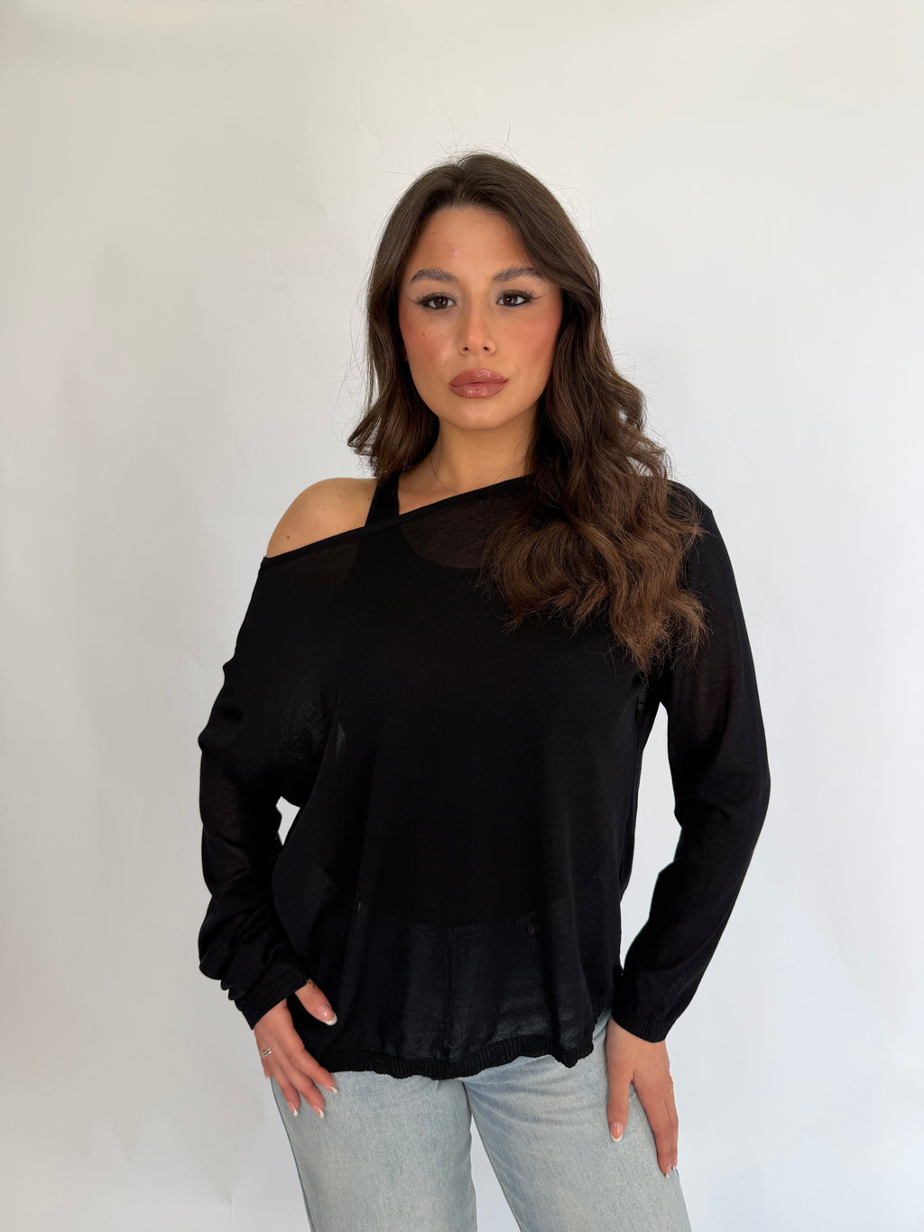 Set canotta e maglia in filo