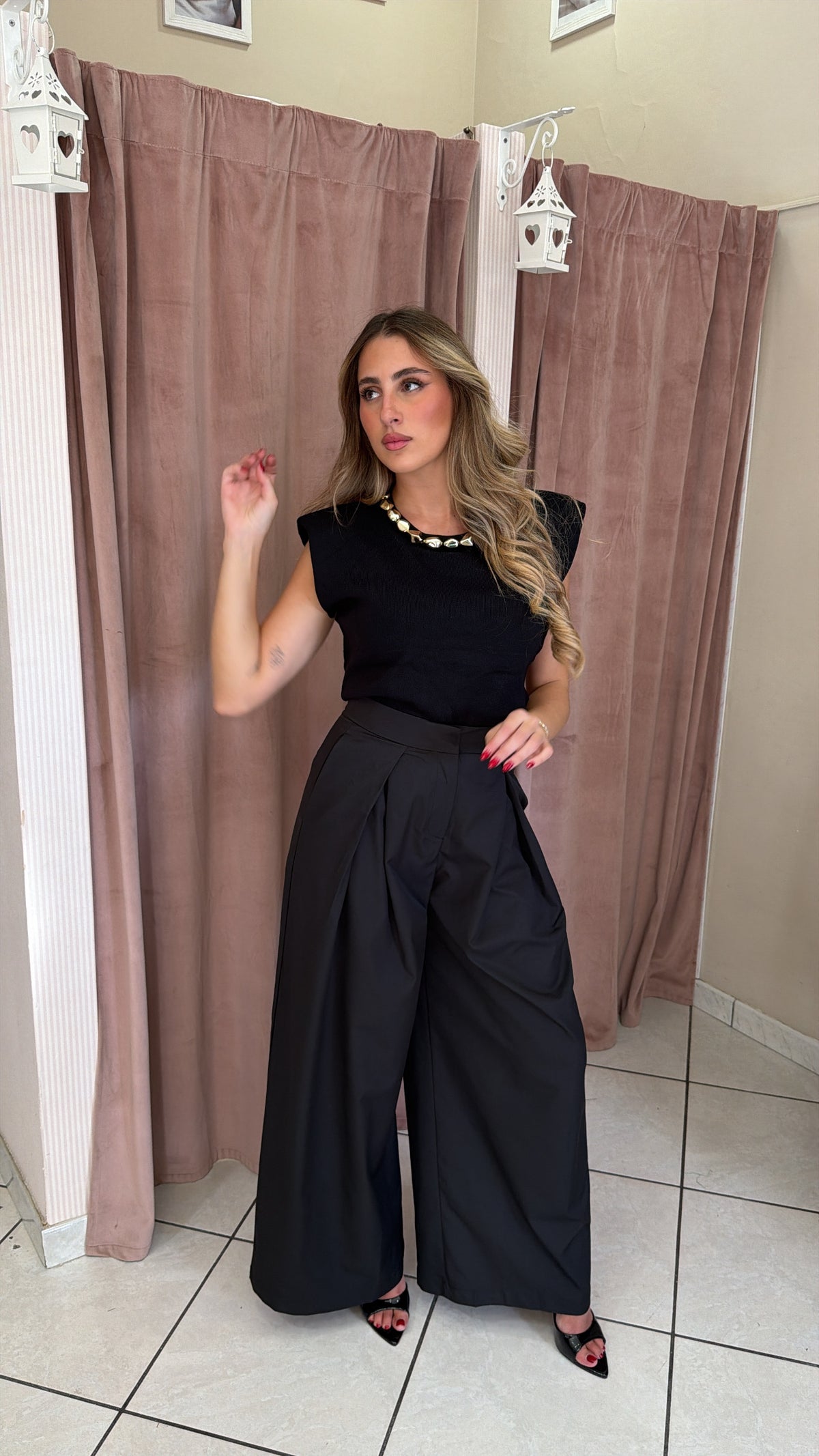 Pantalone Audrey nero