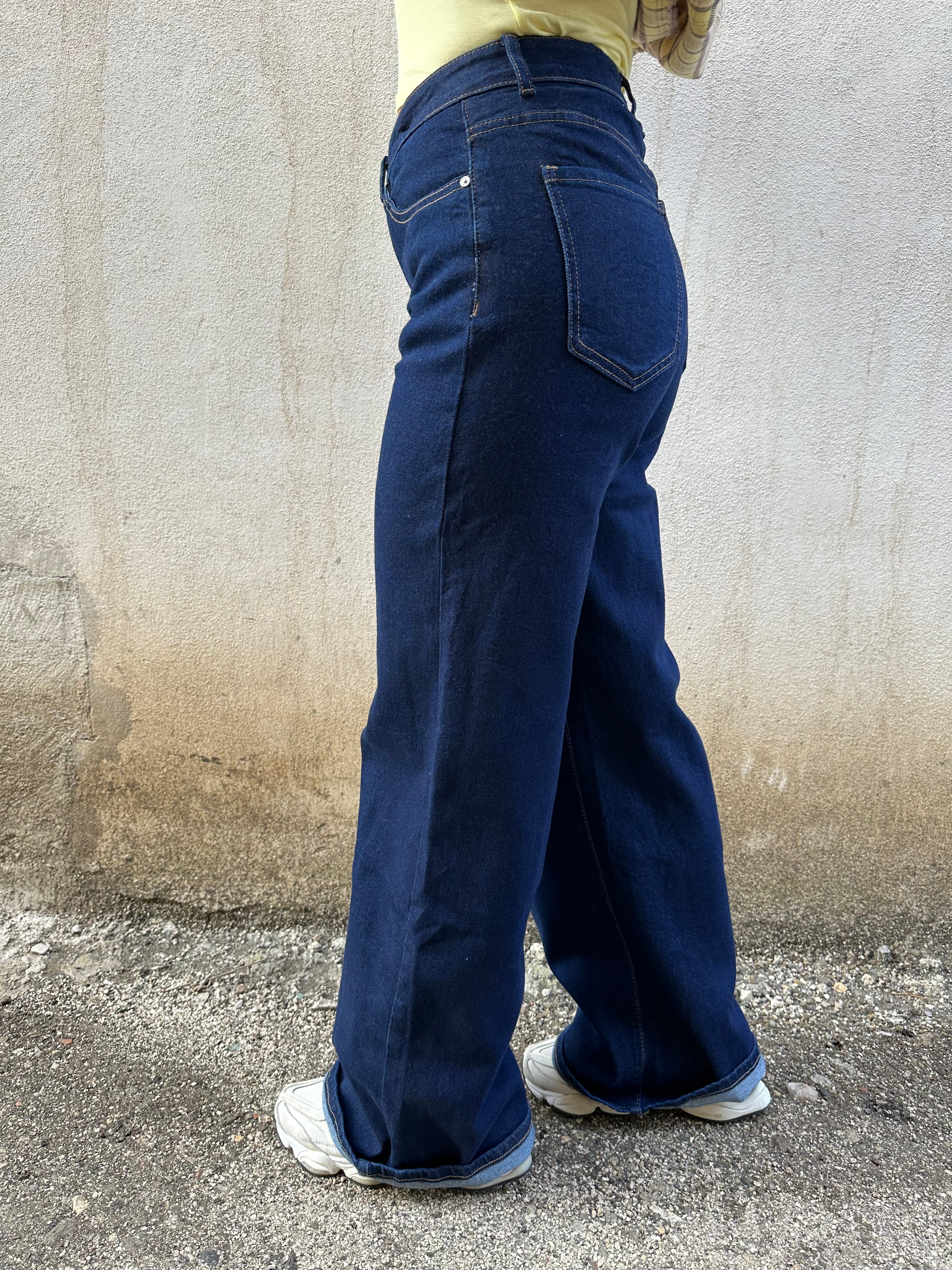 Jeans doppia abbottonatura