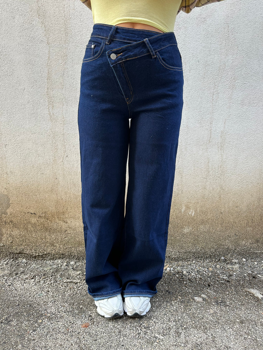 Jeans doppia abbottonatura