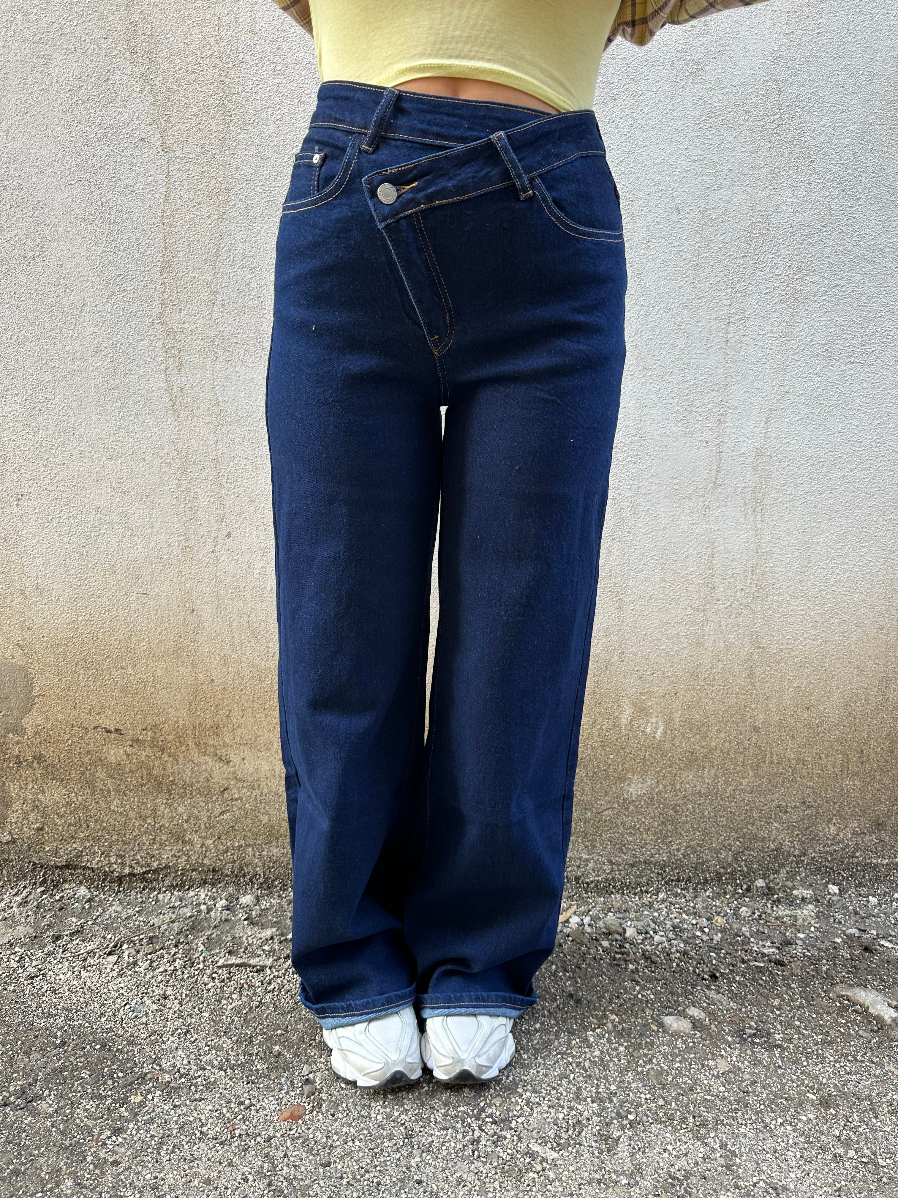 Jeans doppia abbottonatura