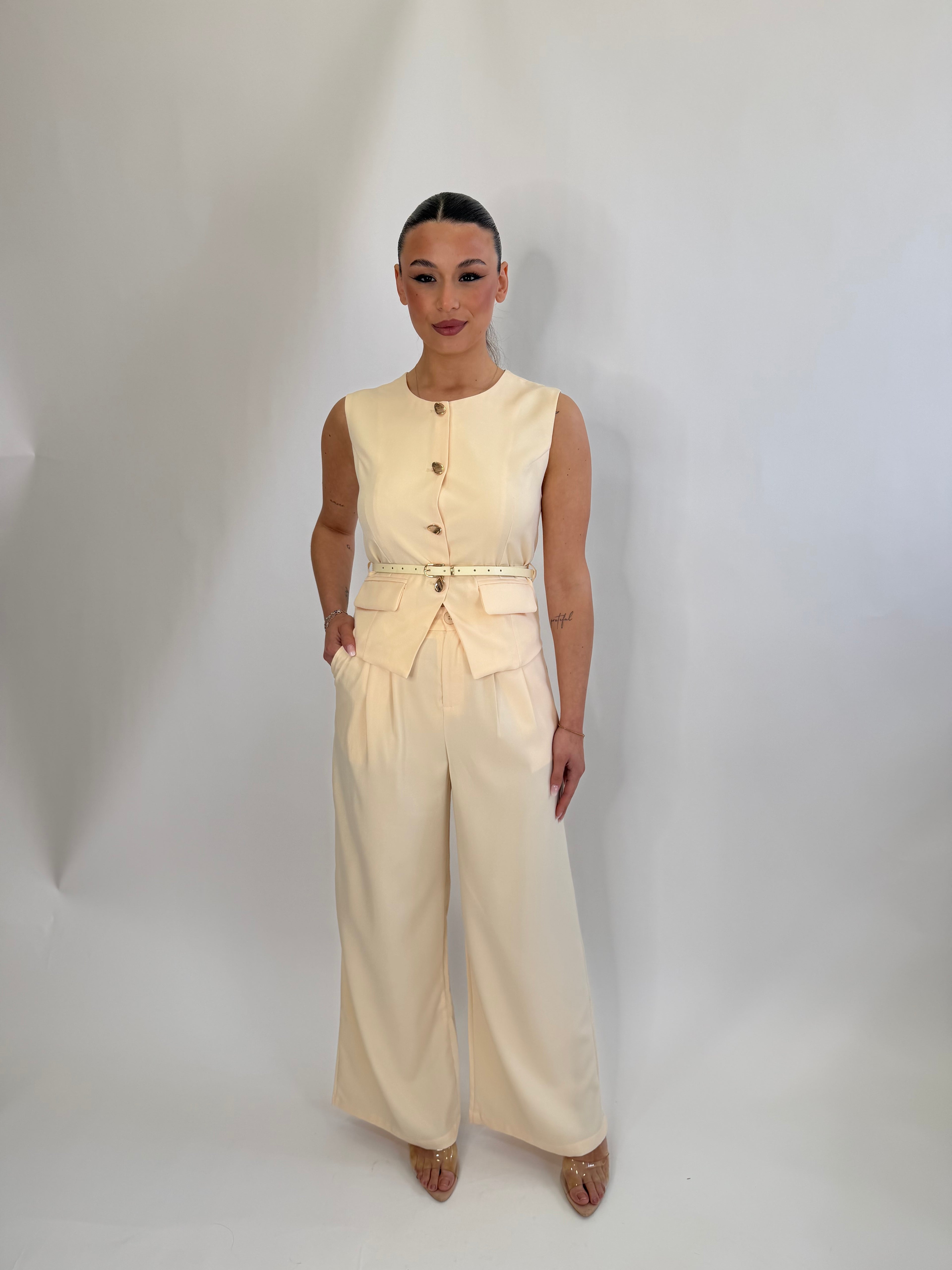 Completo Mindy gilet e pantalone
