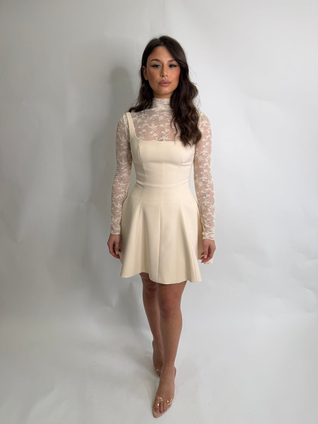 Vestito Arianna con gonna svasata