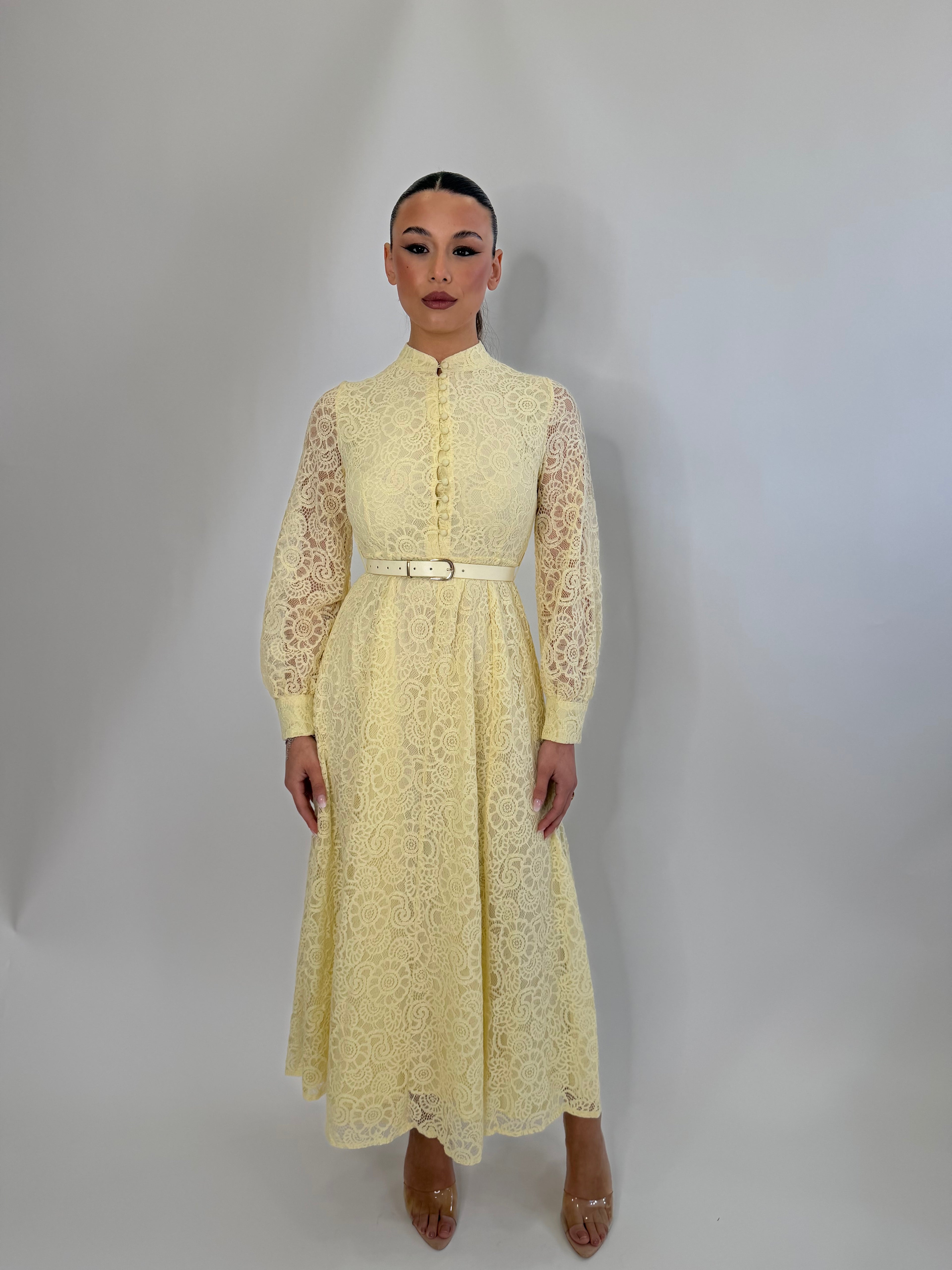 Vestito Eleonora midi pizzo