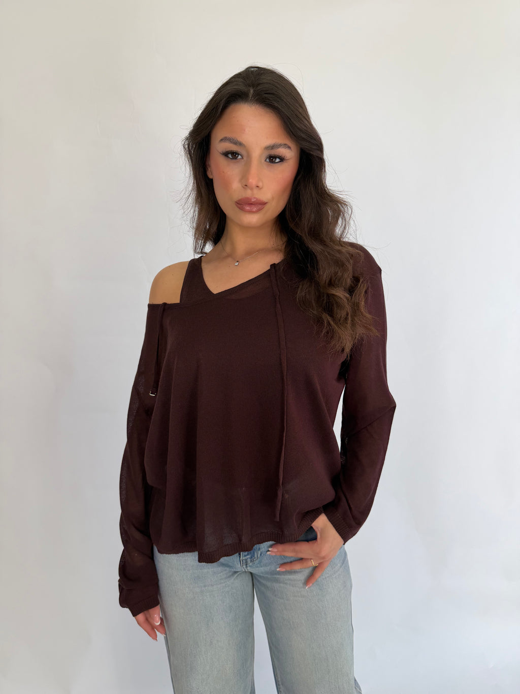 Set canotta e maglia in filo