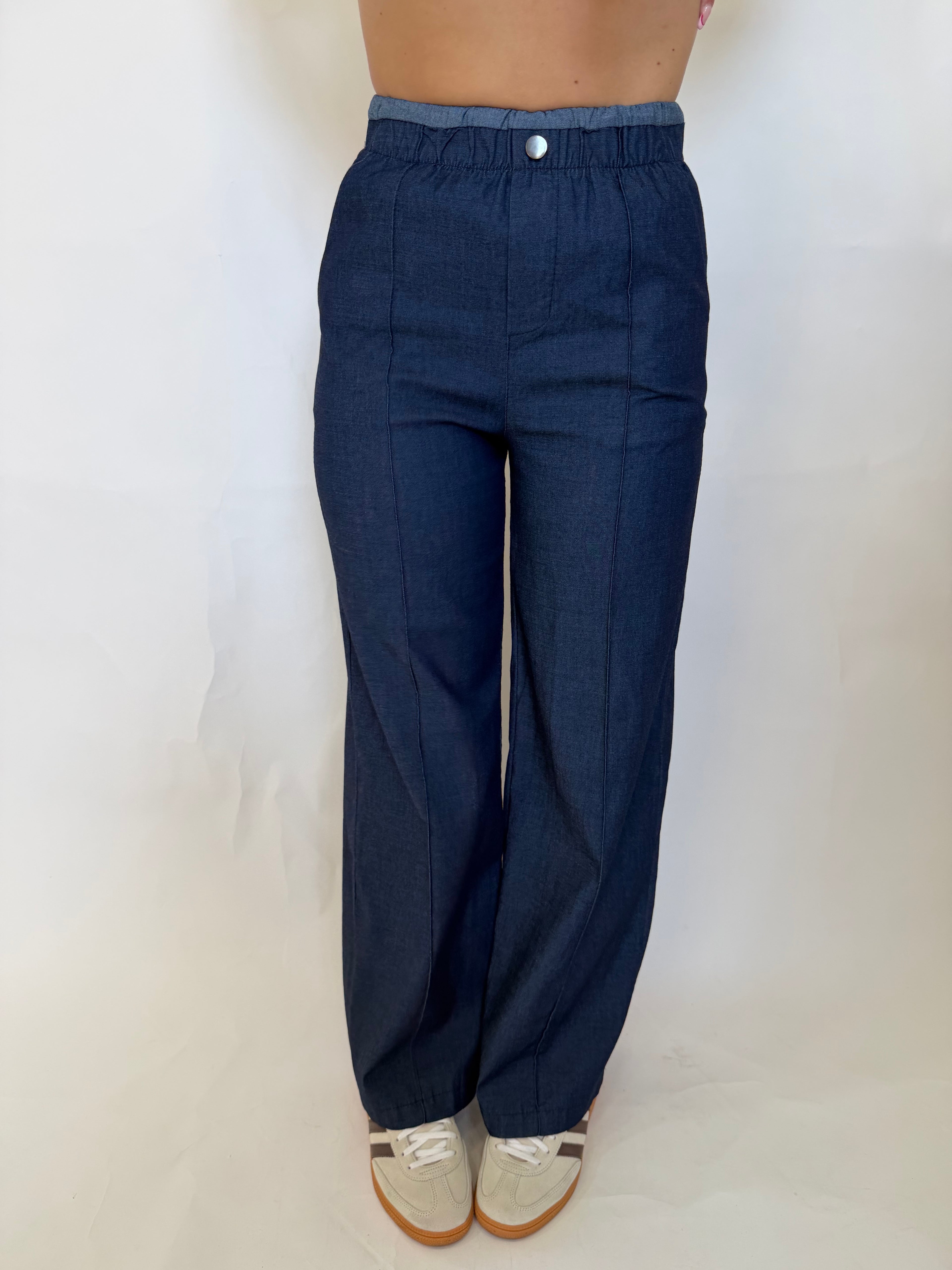 Pantalone Katia effetto denim
