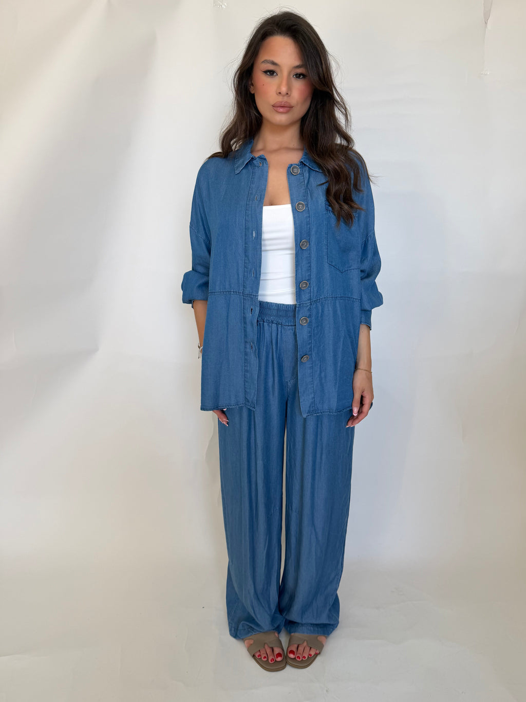 Coordinato Asha effetto denim