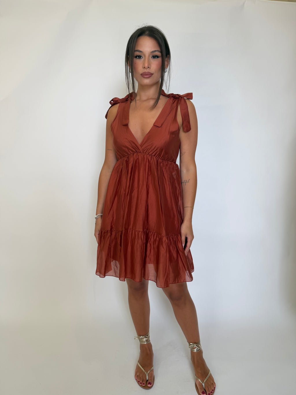 Vestito fiocchetti