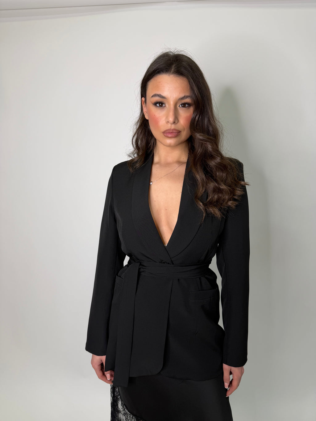 Giacca monopetto nero