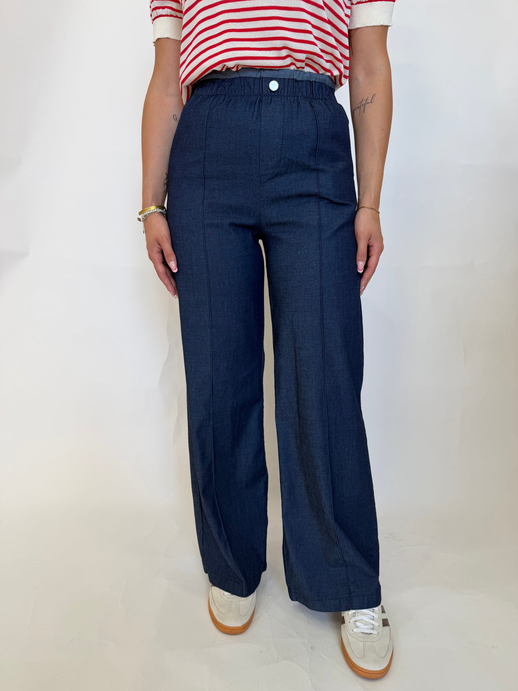 Pantalone Katia effetto denim