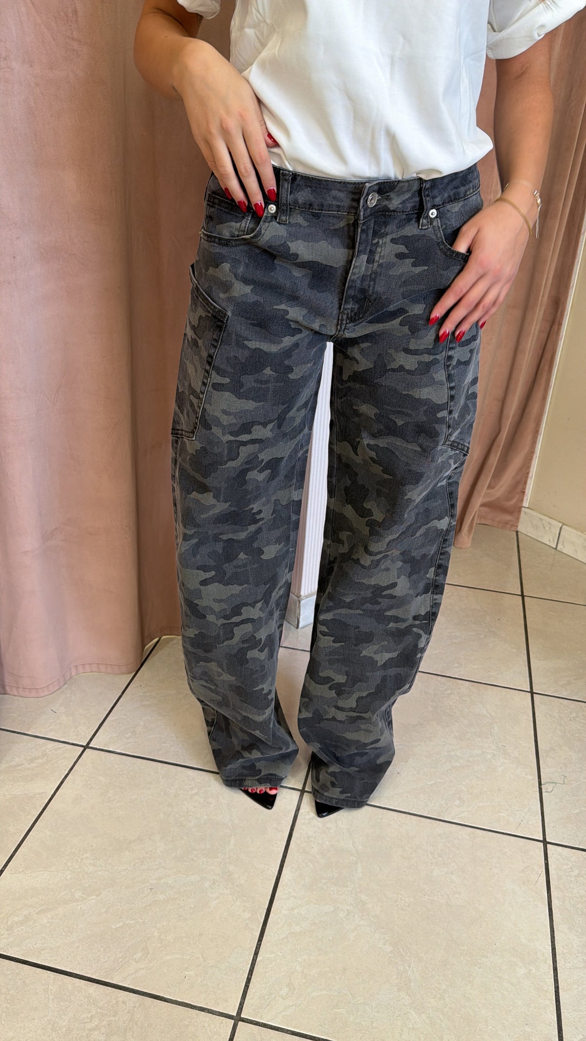 Jeans Rebel camouflage
