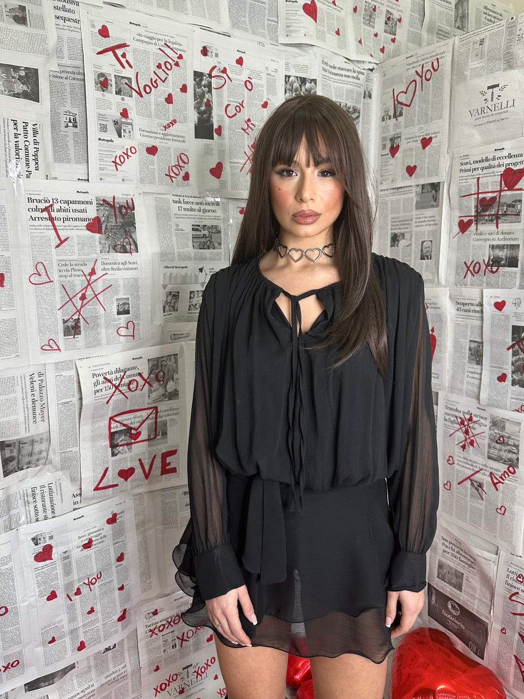 Vestito chiffon