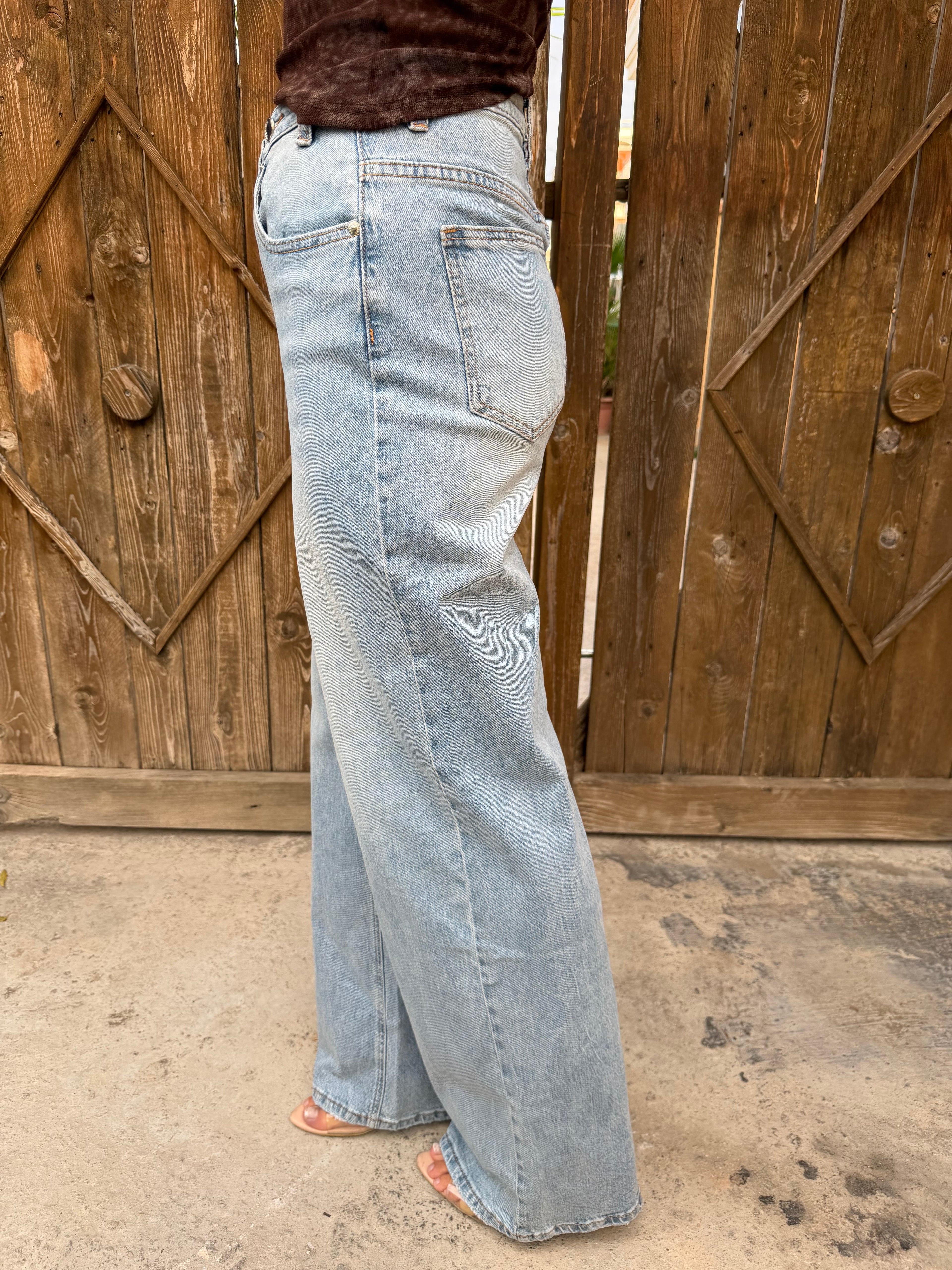 Jeans doppia abbottonatura