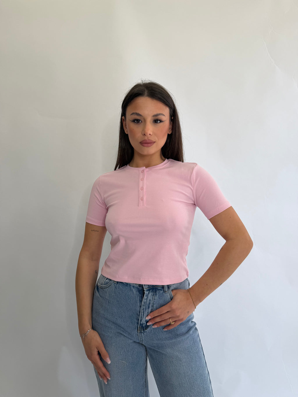 Maglia serafino Lumina