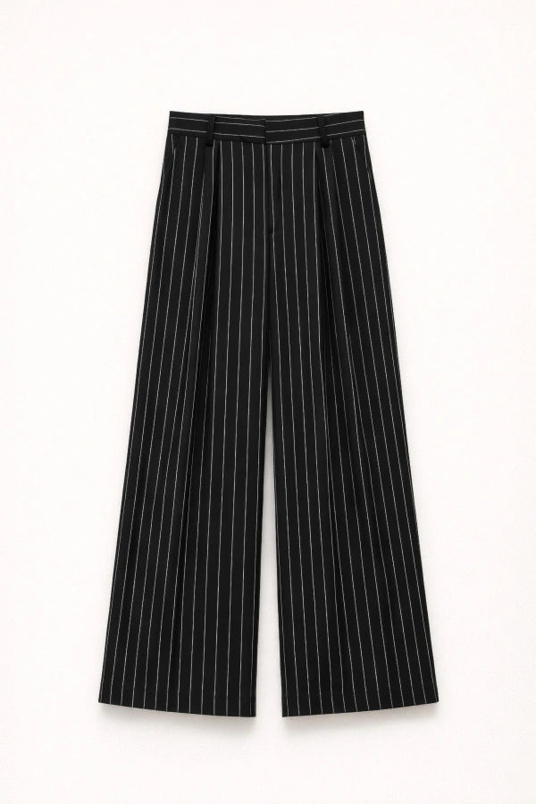 Pantaloni gessati Lumina