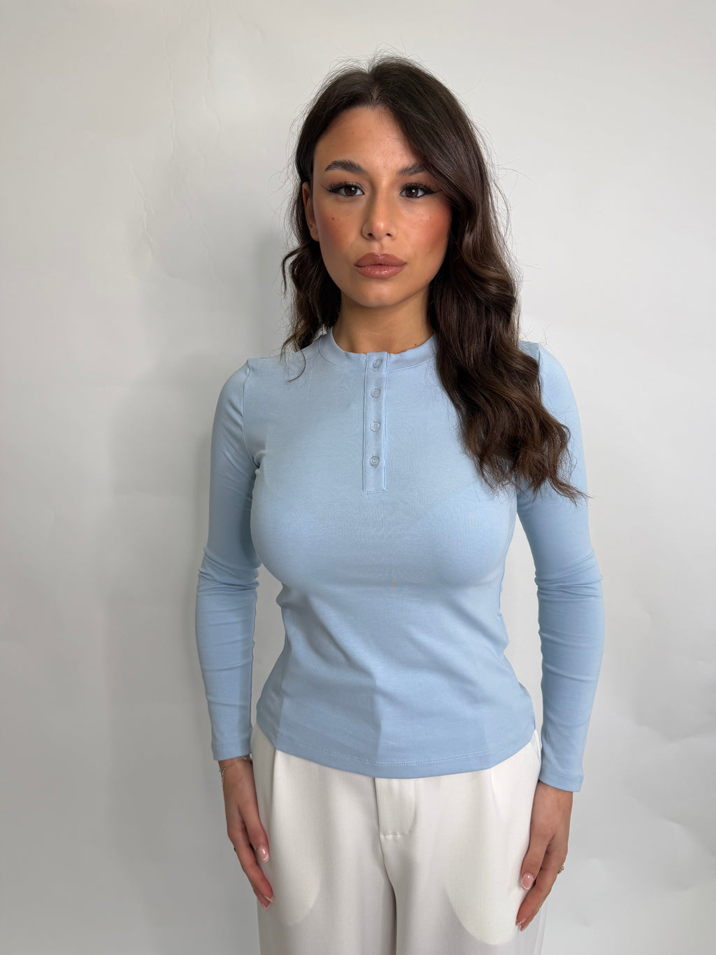Maglia serafino Lumina