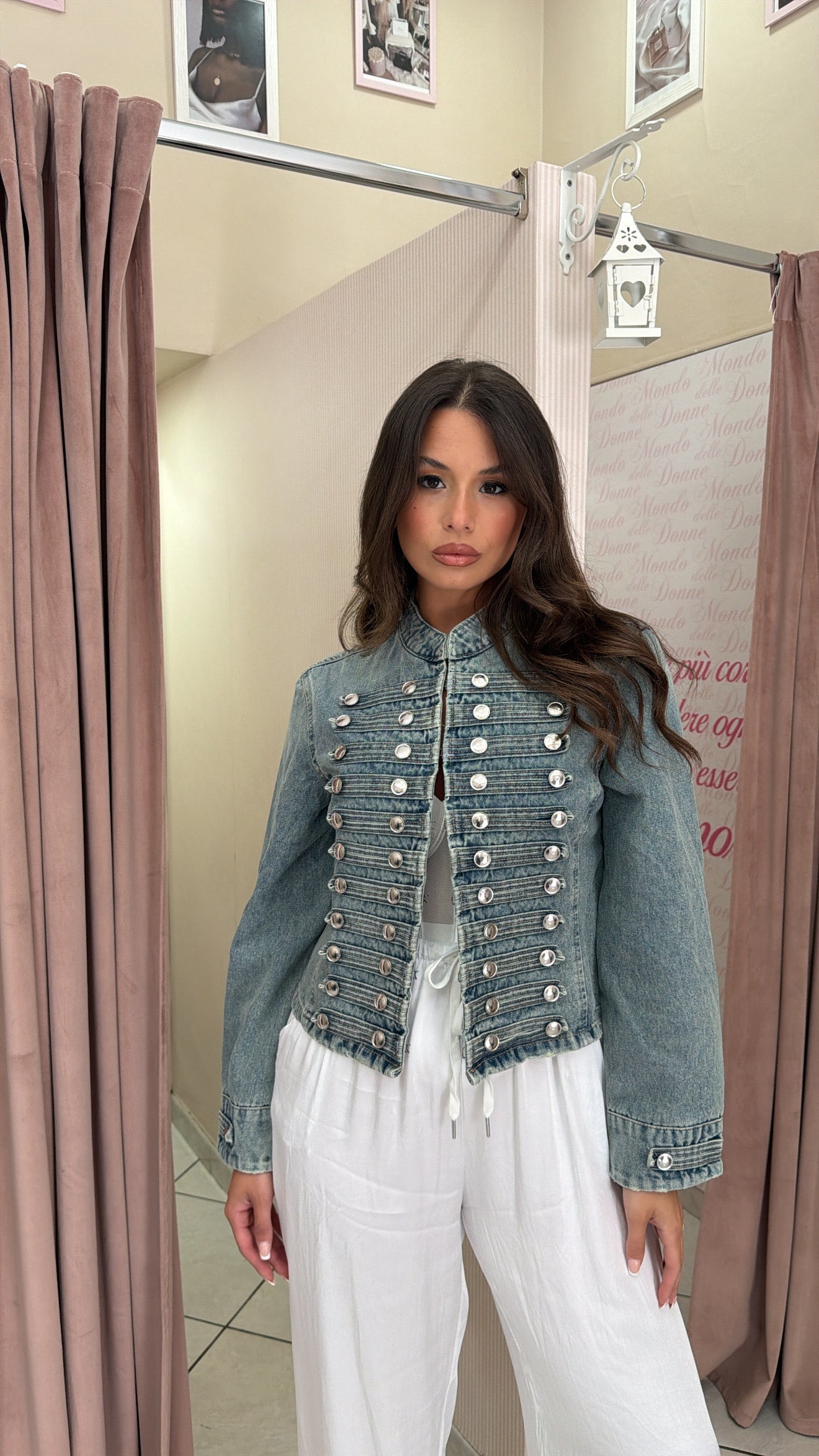 Giacca di jeans Napoleone