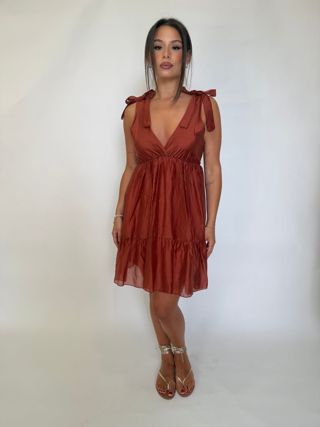 Vestito fiocchetti
