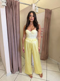 Pantaloni in satin