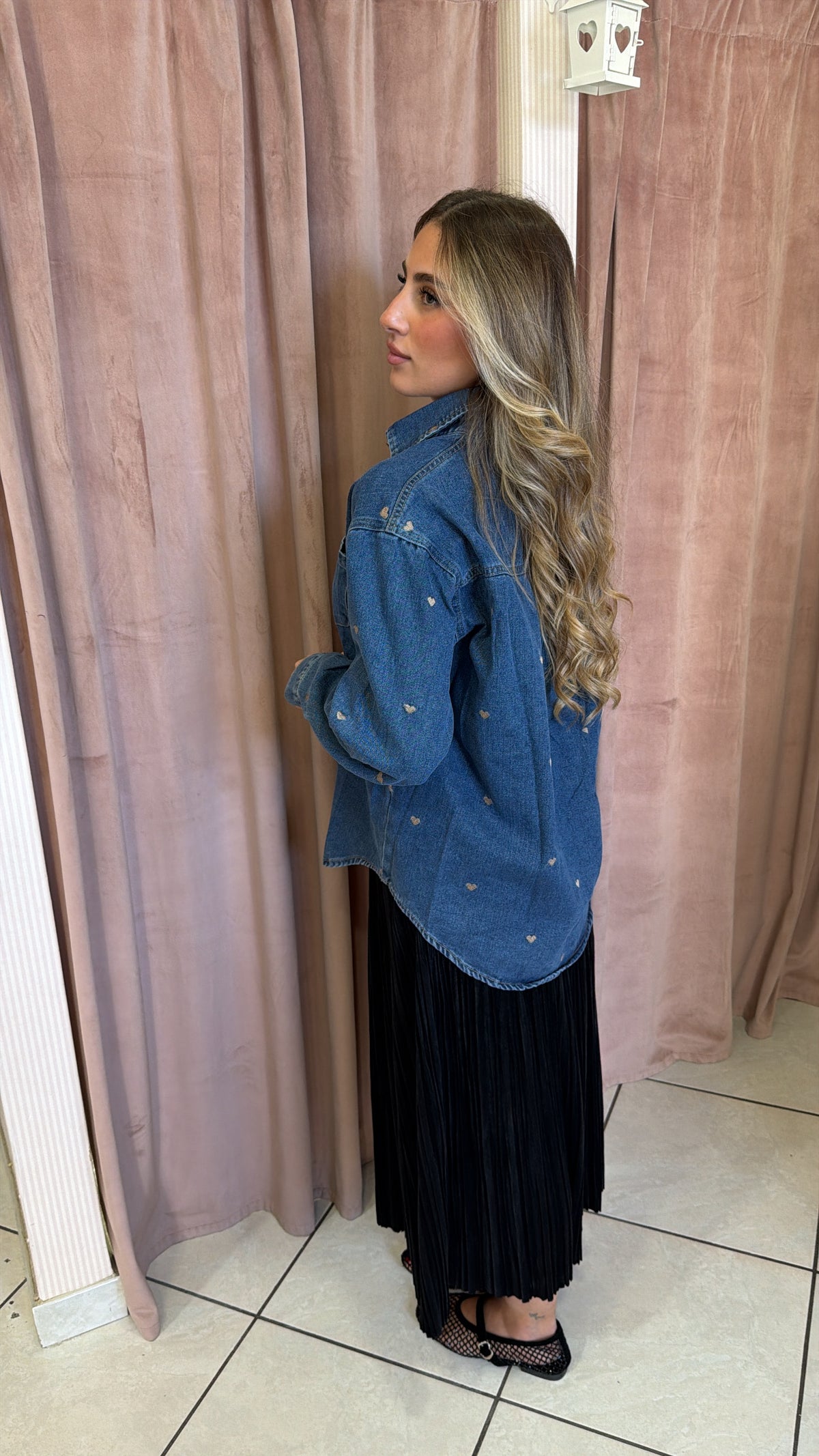 Camicia Cuore denim
