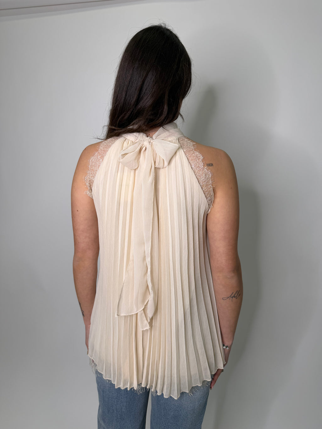 Blusa Ivonne plisettata