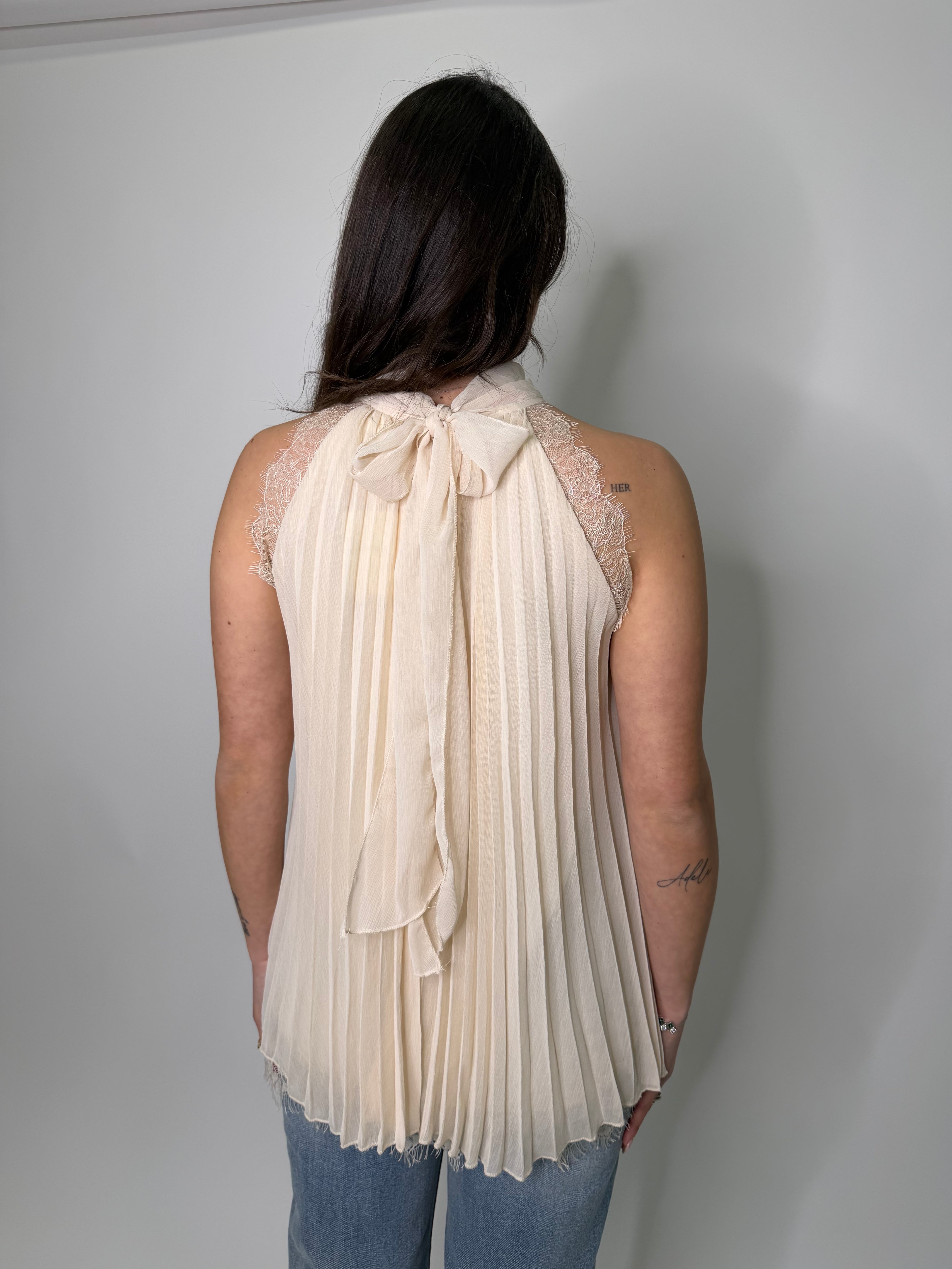 Blusa Ivonne plisettata