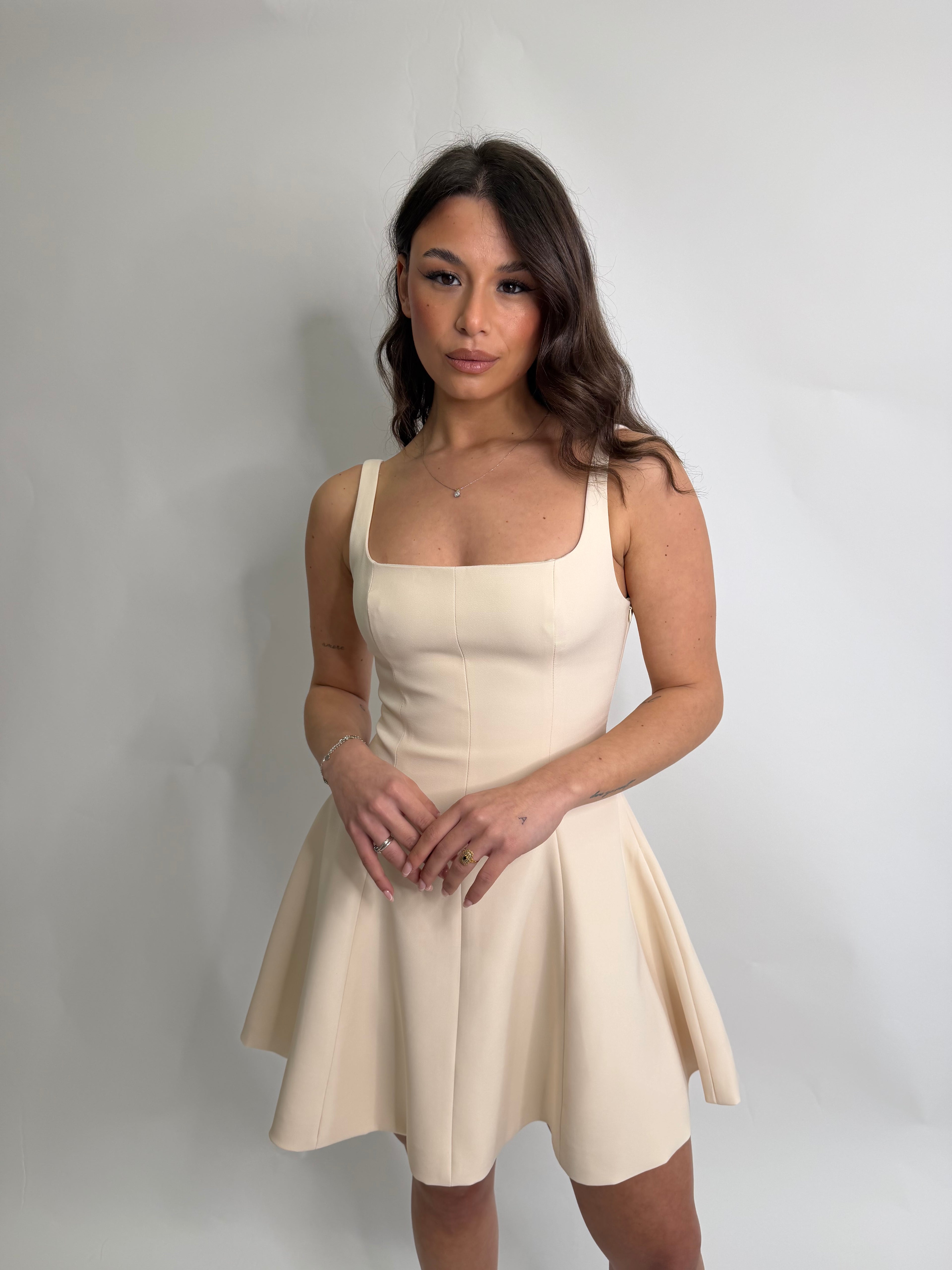Vestito Arianna con gonna svasata