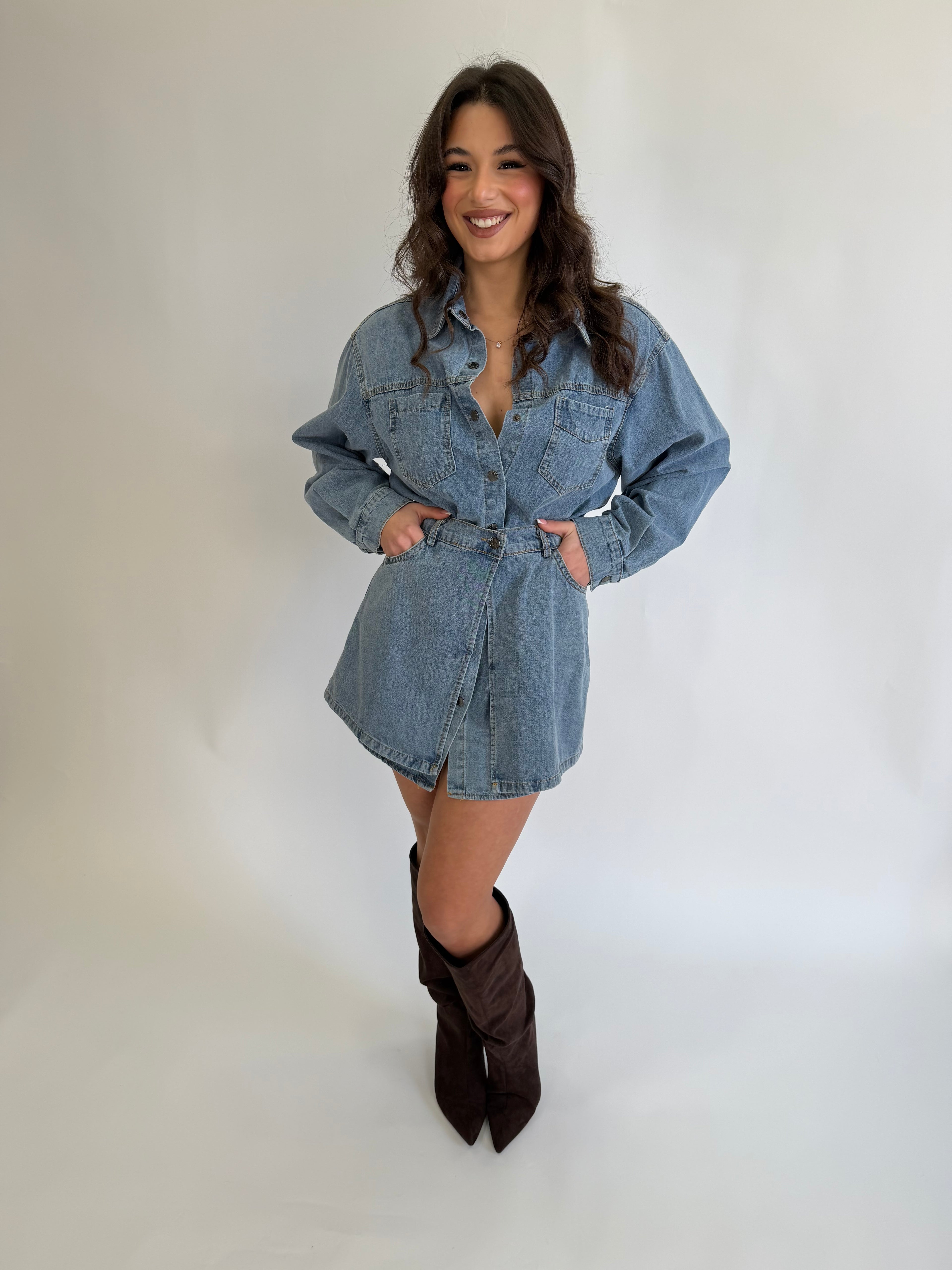 Coordset camicia e gonna 9872-11