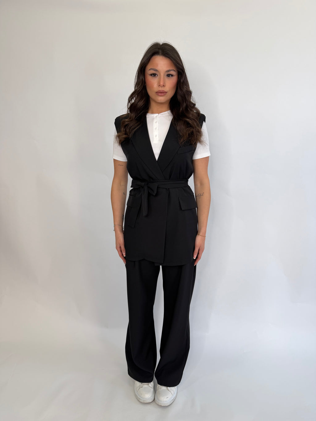Coord set con gilet