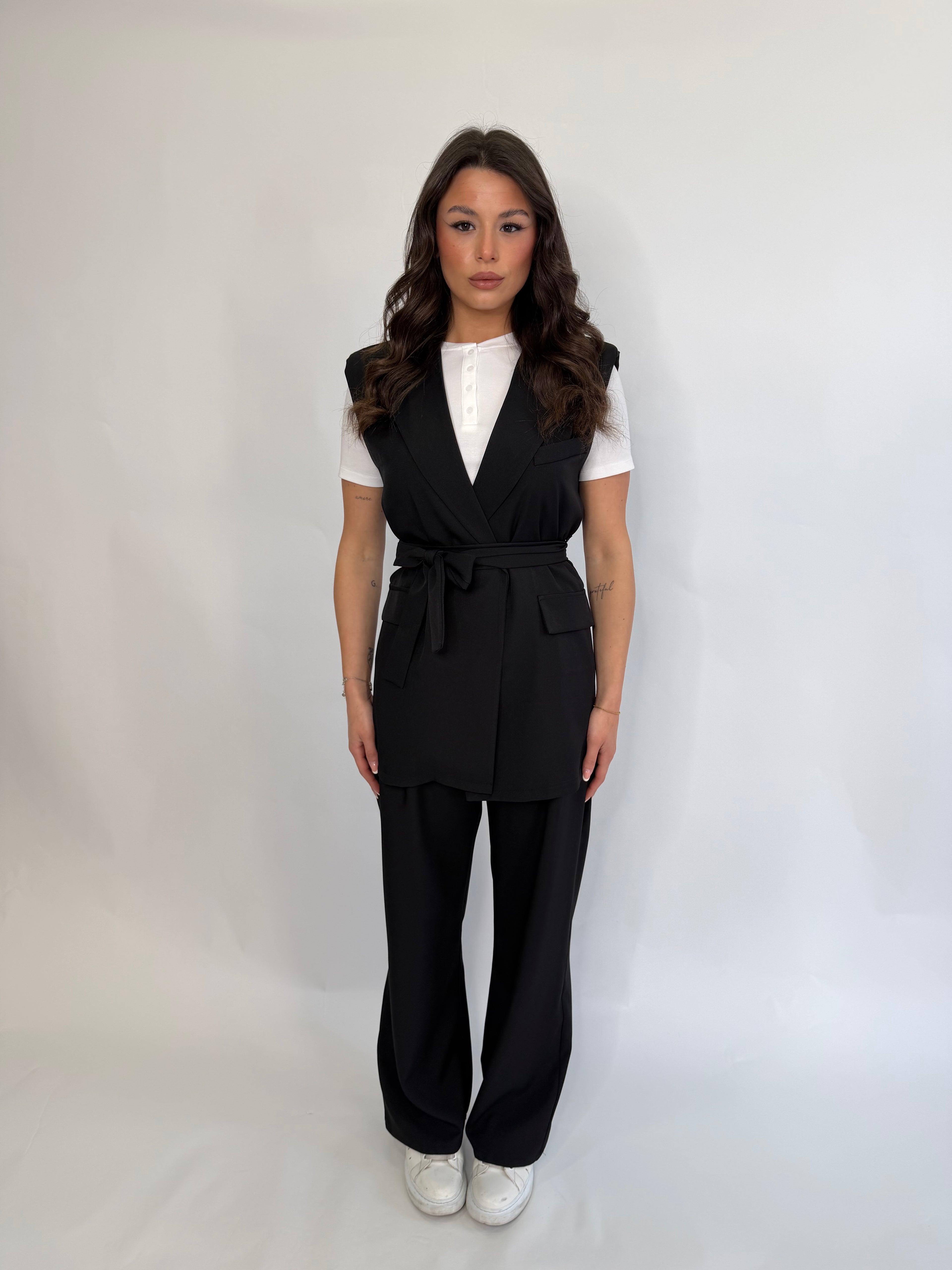 Coord set con gilet