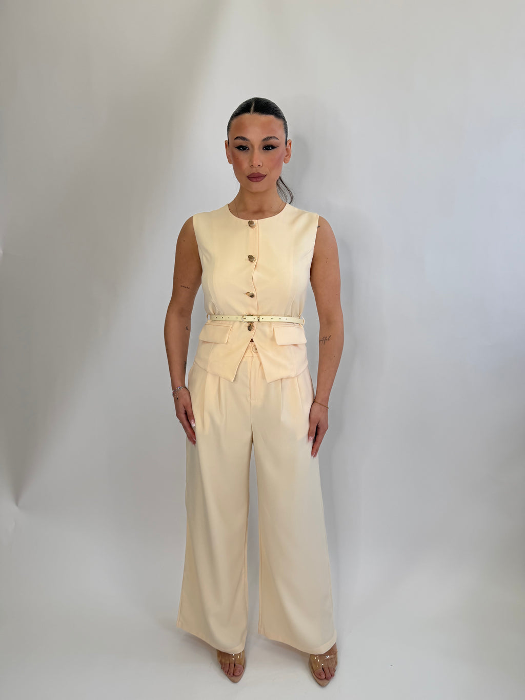 Completo Mindy gilet e pantalone