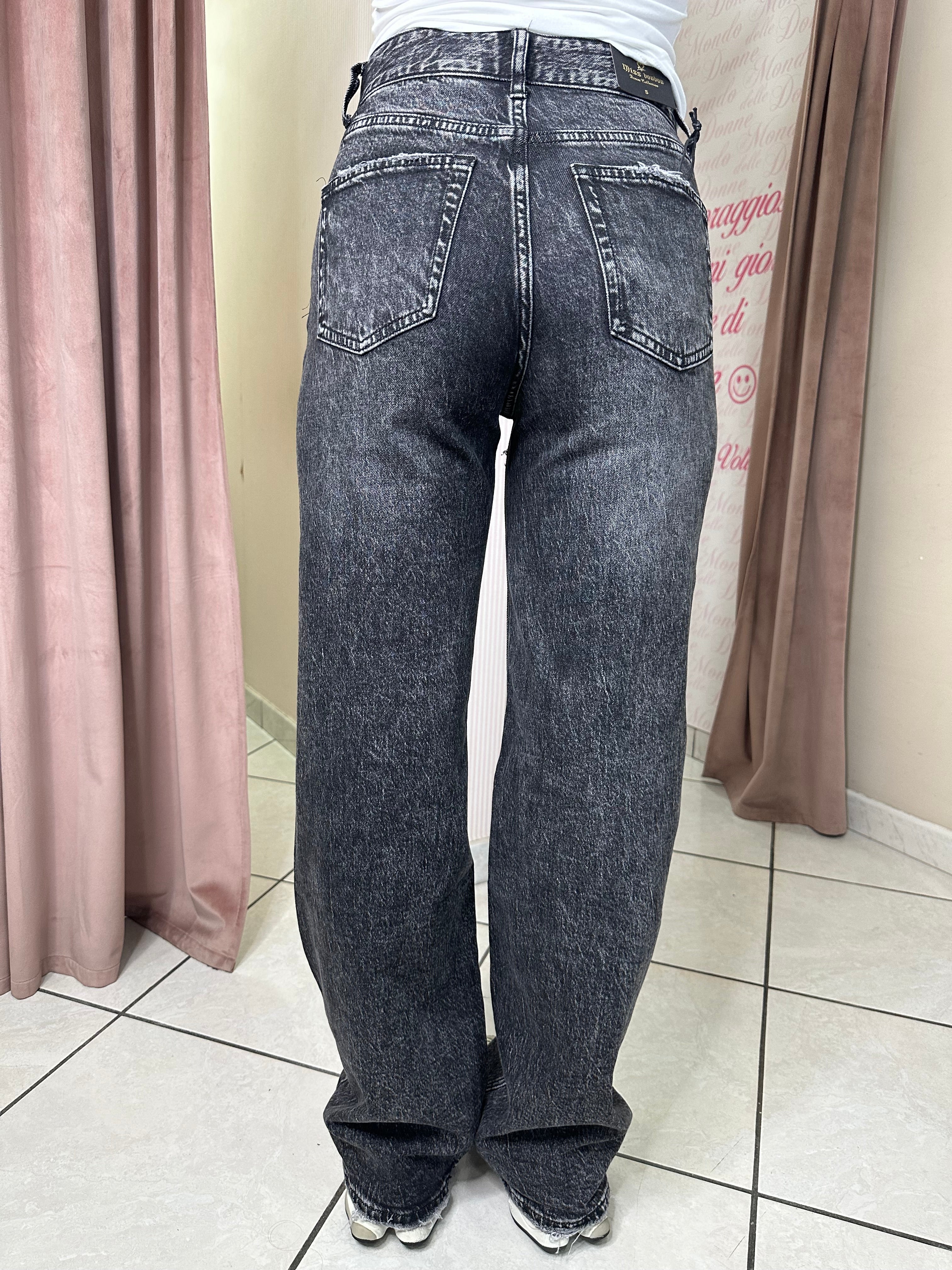 Jeans wide leg grey