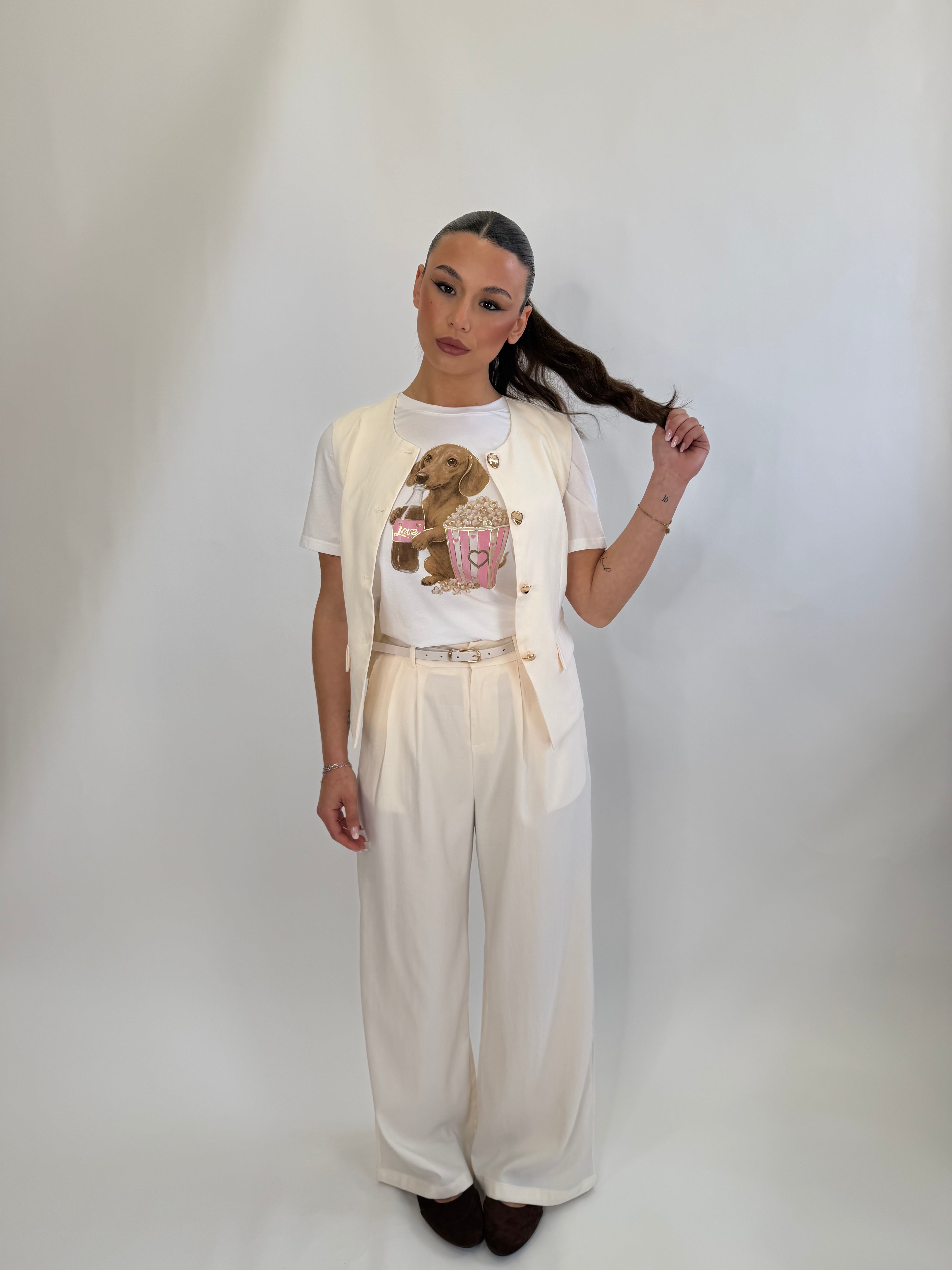 Completo Mindy gilet e pantalone