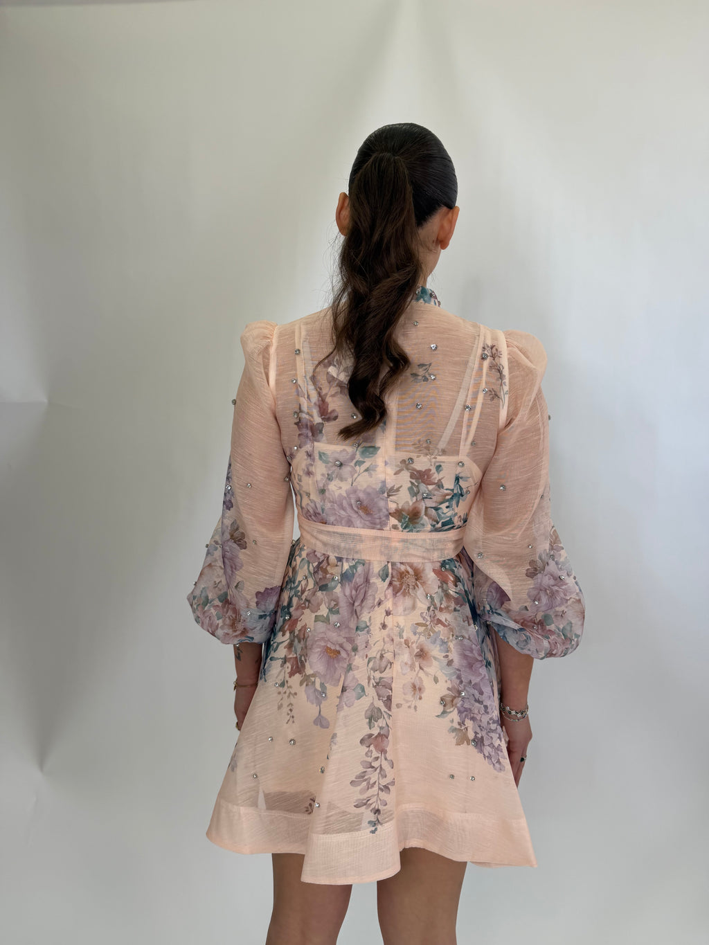 Vestito Ginevra con bottoni gioiello