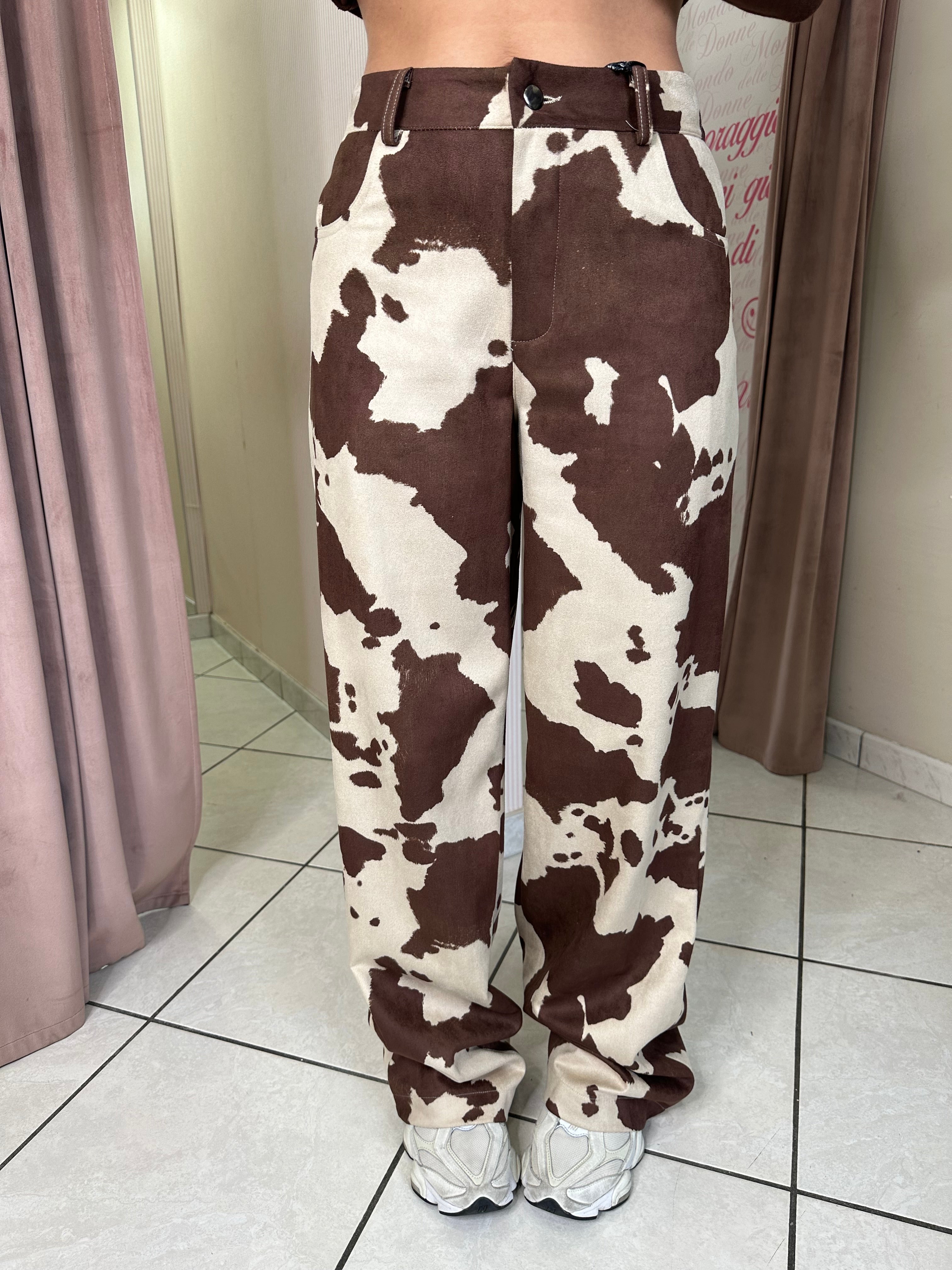 Pantaloni Lumina eco camoscio